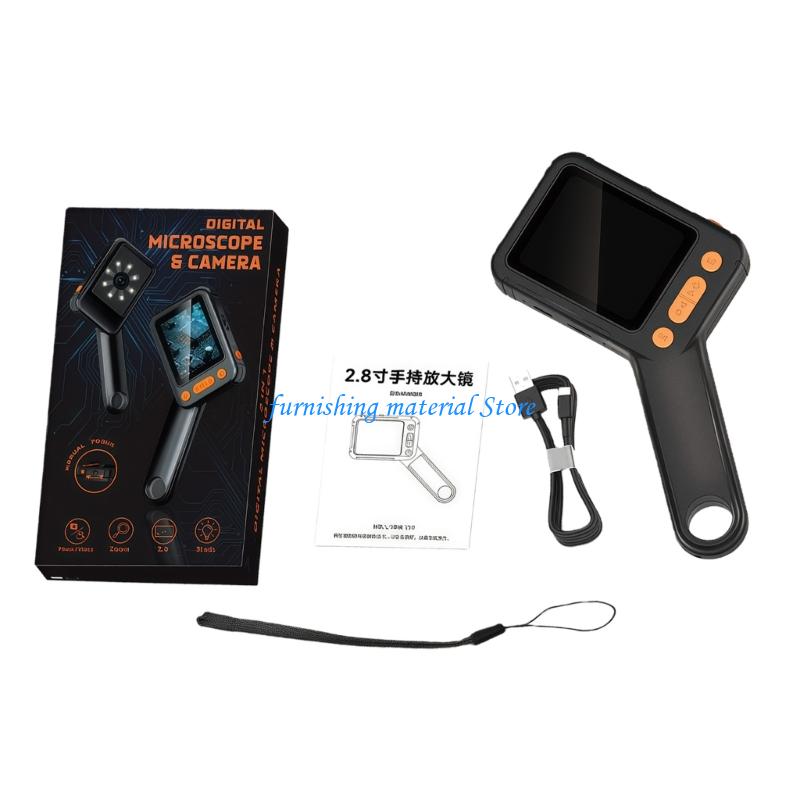 Y5GD Portable Digital Microscope Featuring 2.8 Inch Clear Screen 1000X Magnification Adjustable LED Light for Students Beginners CN
Y5GD Portable Digital Microscope Featuring 2.8 Inch Clear Screen 1000X Magnification Adjustable LED Light for Students Beginners CN