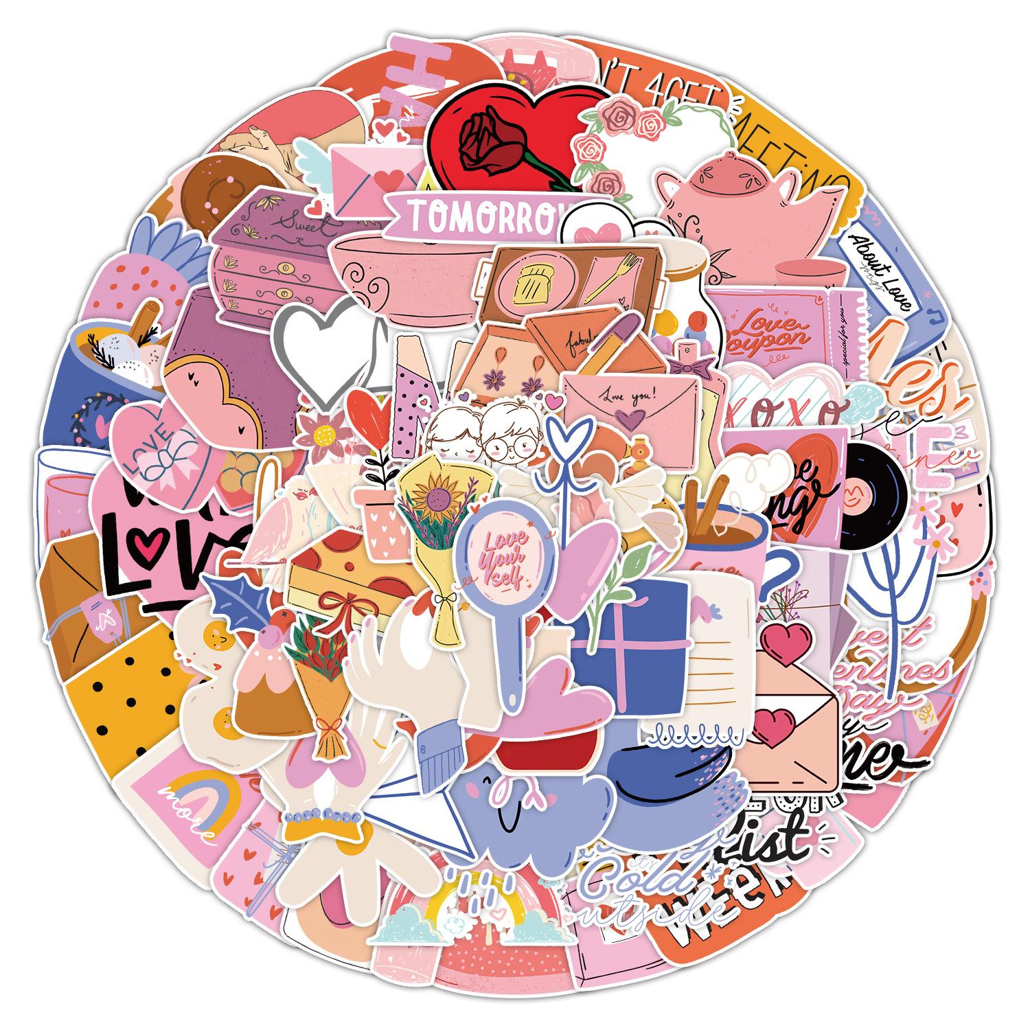100 Valentine s Day Graffiti Stickers Suitcase Car Notebook Skateboard Water Cup Waterproof Decorative Stickers
100 Valentine s Day Graffiti Stickers Suitcase Car Notebook Skateboard Water Cup Waterproof Decorative Stickers