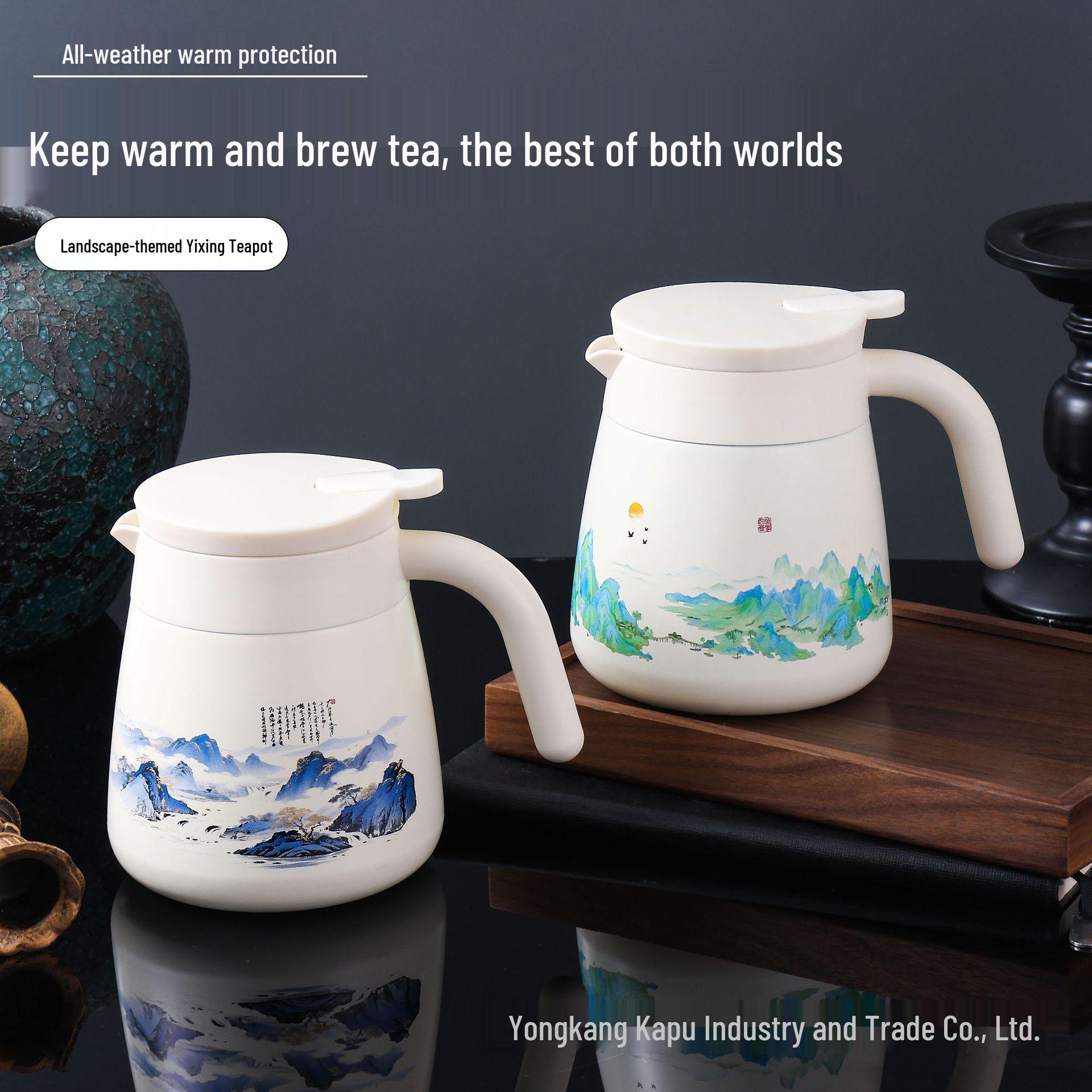 800ml National Trend Thermos Pot with Filter, Large Capacity, Portable, Insulated, Ideal for Office, Home, or Outdoor Use. Thousand Miles of Rivers and Mountains
800ml National Trend Thermos Pot with Filter, Large Capacity, Portable, Insulated, Ideal for Office, Home, or Outdoor Use. Thousand Miles of Rivers and Mountains