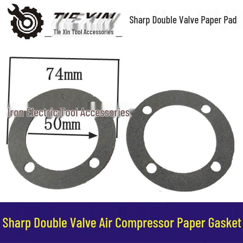Sharp Double Valve Air Compressor - Paper Gasket (Item No. 01713)
Sharp Double Valve Air Compressor - Paper Gasket (Item No. 01713)