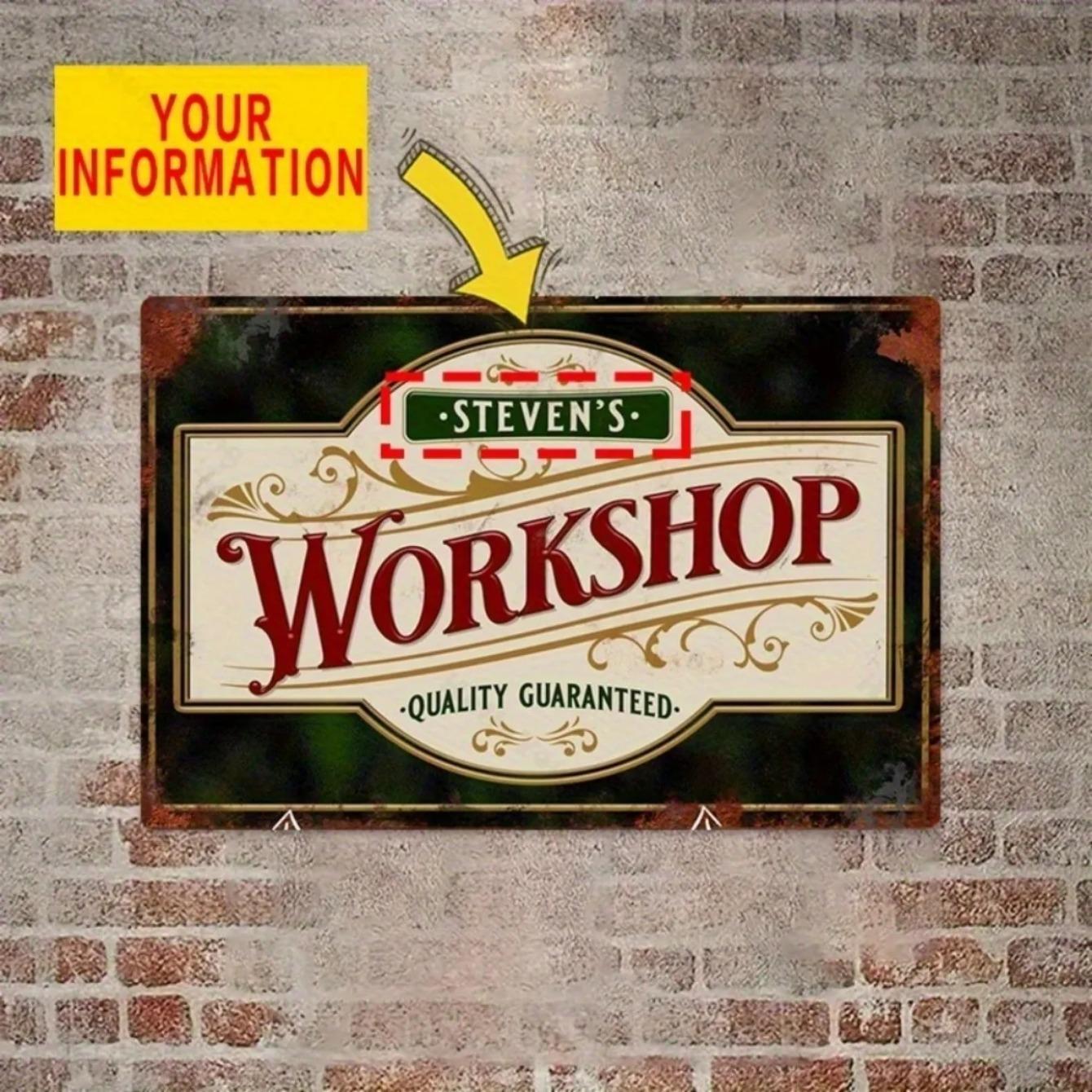 Vintage Retro Aluminum Metal Sign Plaque 8x12 Inch Waterproof Tin Poster for Garage Man Cave Workshop Bar Home Wall Decor белый
Vintage Retro Aluminum Metal Sign Plaque 8x12 Inch Waterproof Tin Poster for Garage Man Cave Workshop Bar Home Wall Decor белый