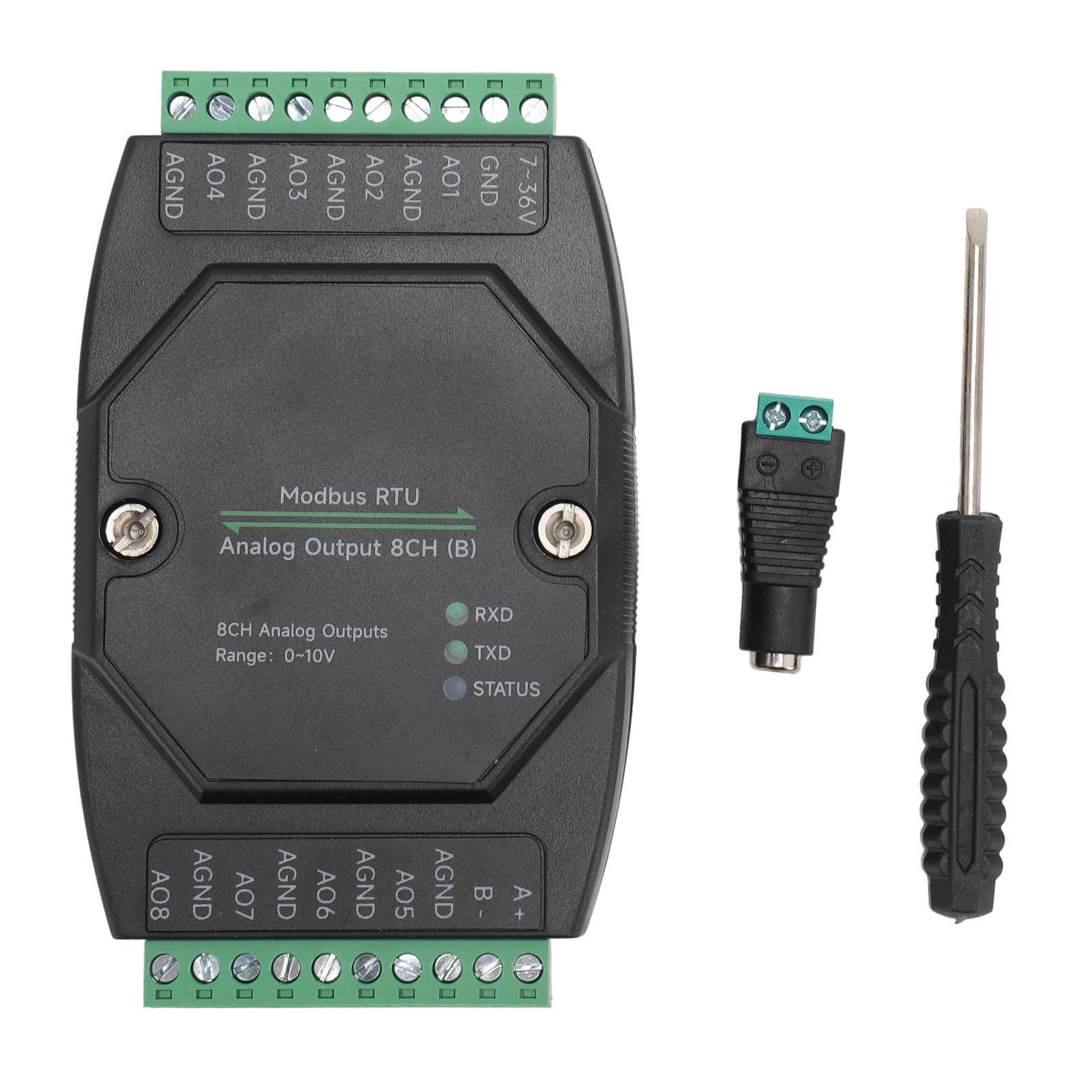 Analog Output Module 8 Channel 12 Bit DA Conversion RS485 RTU Industrial Analog Output Board DC
Analog Output Module 8 Channel 12 Bit DA Conversion RS485 RTU Industrial Analog Output Board DC