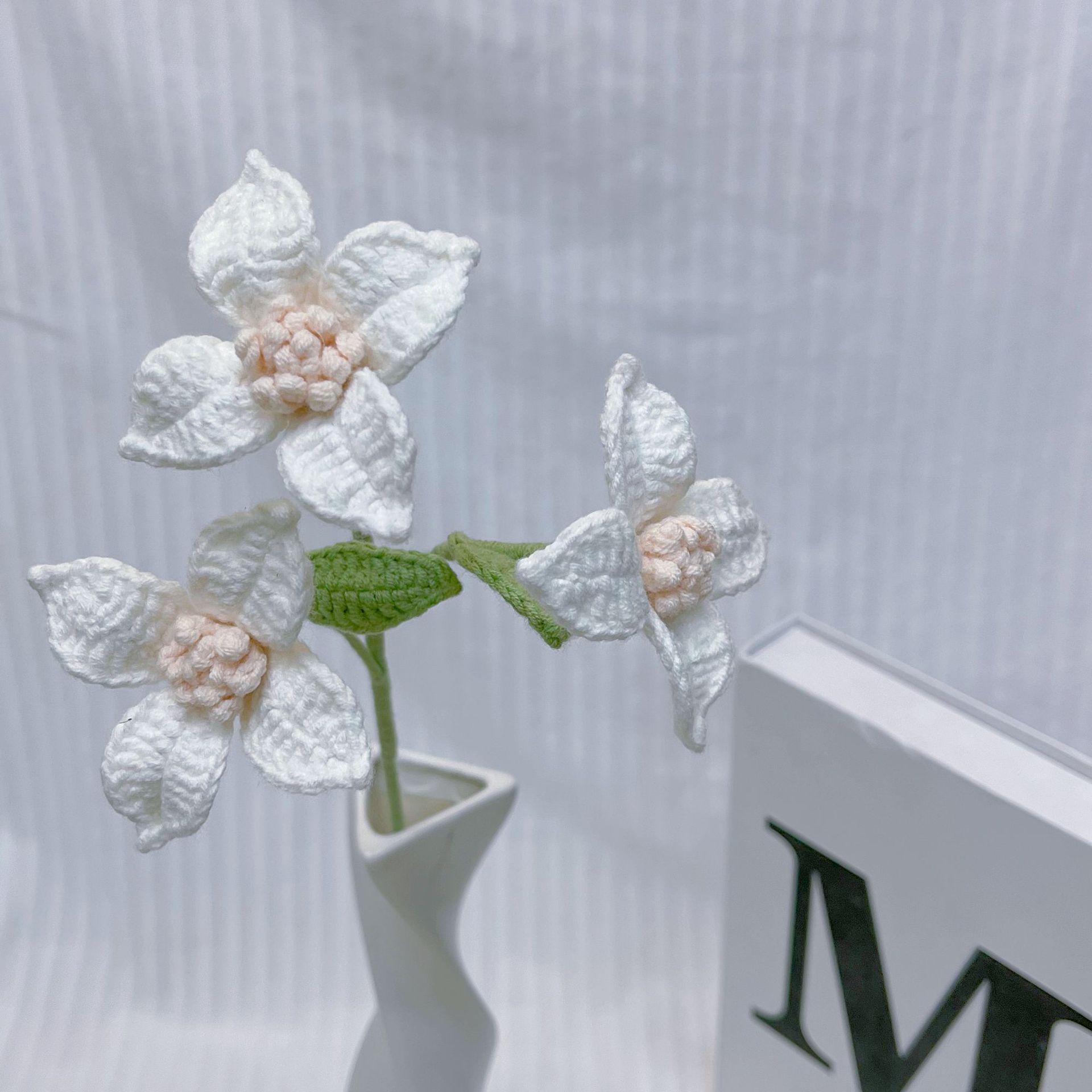 Lovely Crochet Bouquet Creative Knitting Flower Table Decor Cute Fake Flowers Wedding Decor
Lovely Crochet Bouquet Creative Knitting Flower Table Decor Cute Fake Flowers Wedding Decor