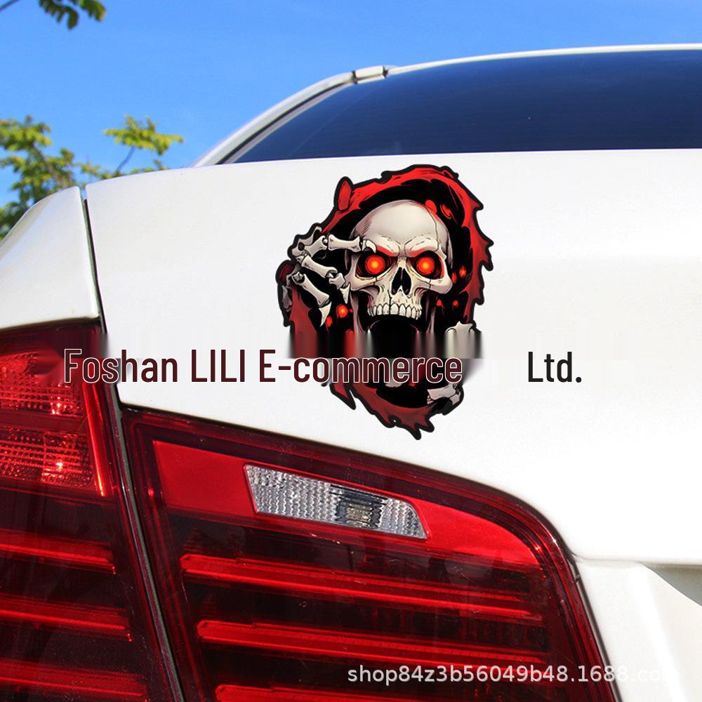 Custom Ghost Rider Skull Decal for Cars, Bikes & Scooters - Scratch Cover Decorative Sticker чорний
Custom Ghost Rider Skull Decal for Cars, Bikes & Scooters - Scratch Cover Decorative Sticker чорний