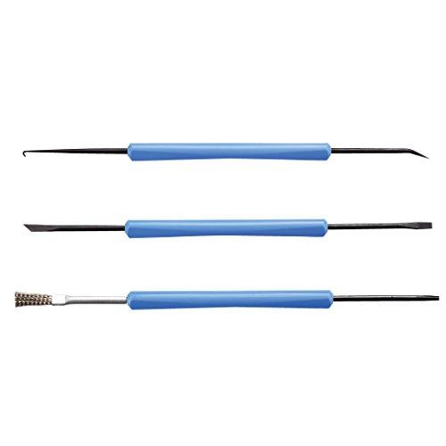 HOZAN Solder Aid Solder Work Aid Hook, Reamer, Knife, Scraper, Brush, Fork, Set of 3 H-740
HOZAN Solder Aid Solder Work Aid Hook, Reamer, Knife, Scraper, Brush, Fork, Set of 3 H-740