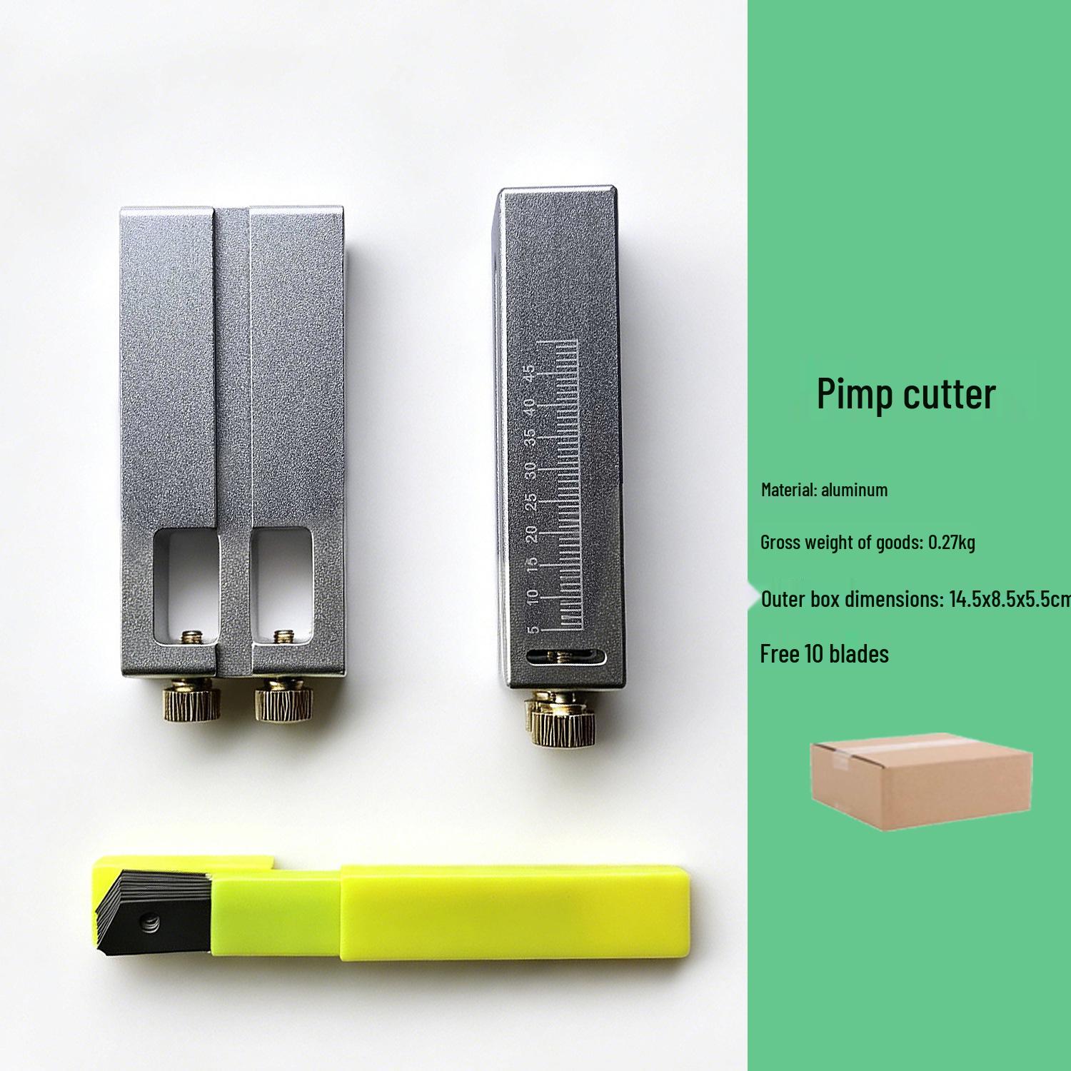 Aluminum Alloy Sandblasted Mini Belt Strip Cutter for Handmade Vegetable-Tanned Leather
Aluminum Alloy Sandblasted Mini Belt Strip Cutter for Handmade Vegetable-Tanned Leather