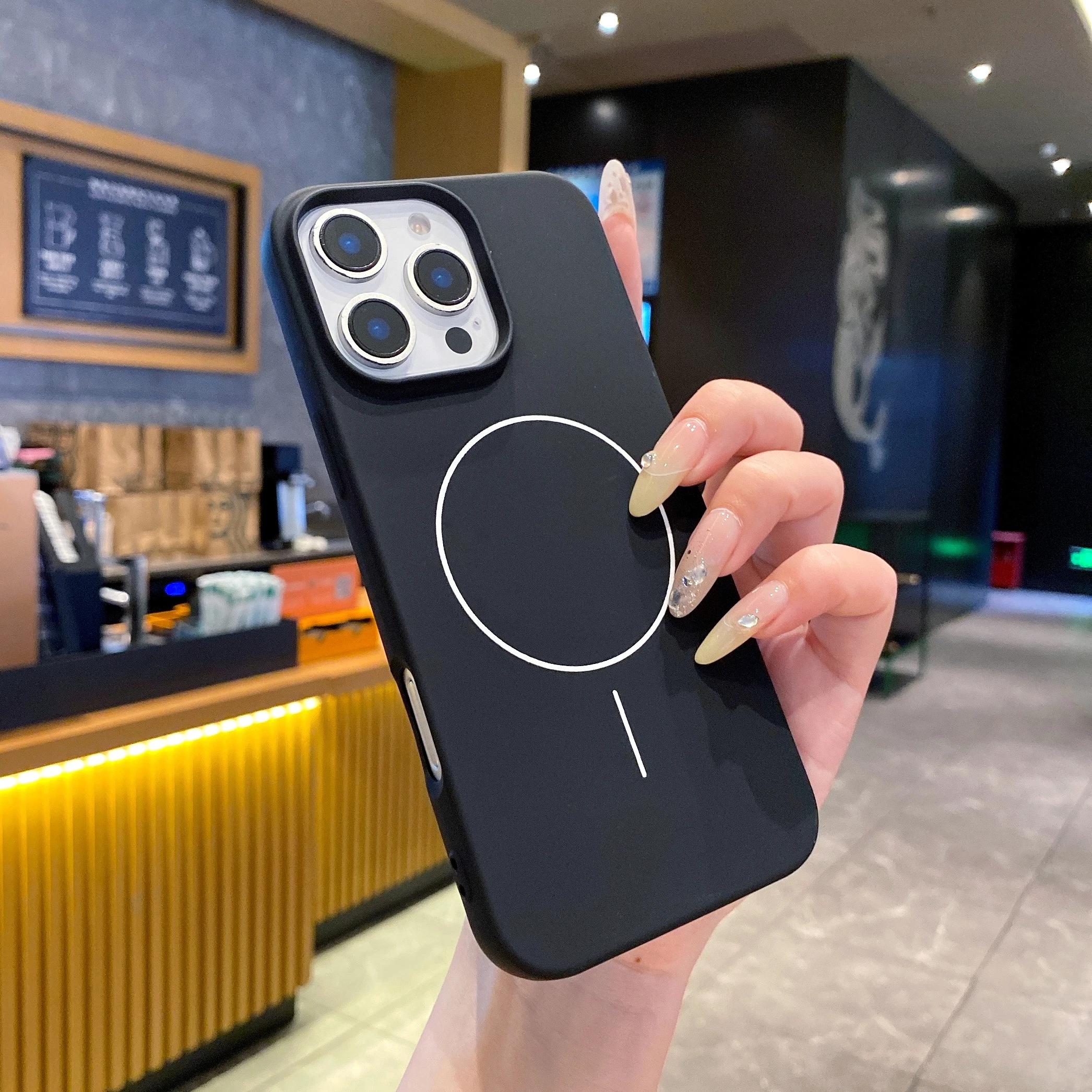 Magnetic Silicone Protective Phone Case For iPhone Air 17 15 14 13 12 11 16 Pro Max Plus 16E Magsafe Wireless Charging Cover iPhone17 Pro чорний
Magnetic Silicone Protective Phone Case For iPhone Air 17 15 14 13 12 11 16 Pro Max Plus 16E Magsafe Wireless Charging Cover iPhone17 Pro чорний