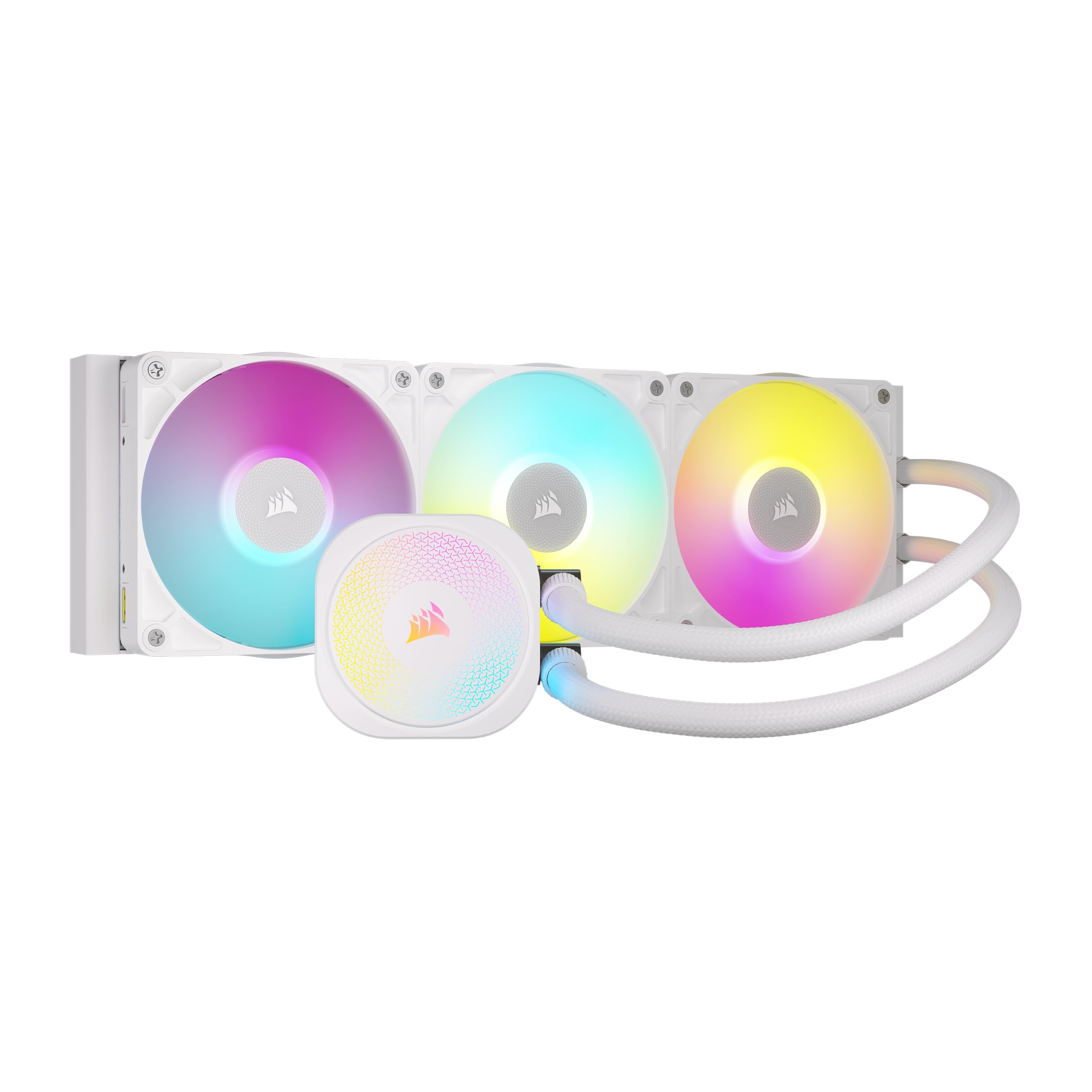 CORSAIR iCUE LINK TITAN 360 RX RGB Liquid CPU Cooler Оснащений RX120 RGB вентилятором Сумісний із системним концентратором LGA iCUE LINK Білий – – Intel® білий
CORSAIR iCUE LINK TITAN 360 RX RGB Liquid CPU Cooler Оснащений RX120 RGB вентилятором Сумісний із системним концентратором LGA iCUE LINK Білий – – Intel® білий