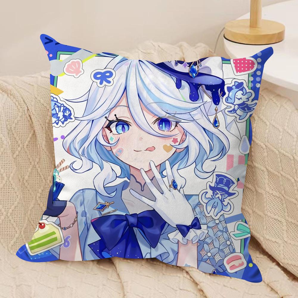 cute Furina Genshin Impact Cushion Cover Silky Short Plush Invisible Zipper Dustproof Sofa Pillow Case for Home Decor 30x30cm
cute Furina Genshin Impact Cushion Cover Silky Short Plush Invisible Zipper Dustproof Sofa Pillow Case for Home Decor 30x30cm
