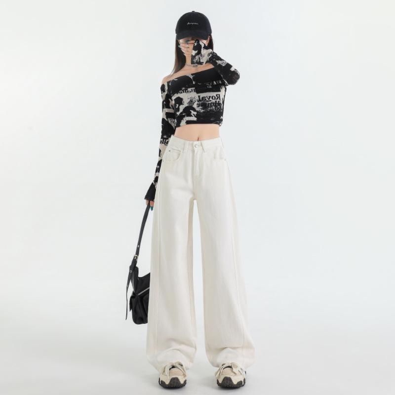 Melard Coffee Curved Blade Women s Wide Leg High Waist Jeans - 2025 Autumn Loose Fit Floor Length. M
Melard Coffee Curved Blade Women s Wide Leg High Waist Jeans - 2025 Autumn Loose Fit Floor Length. M