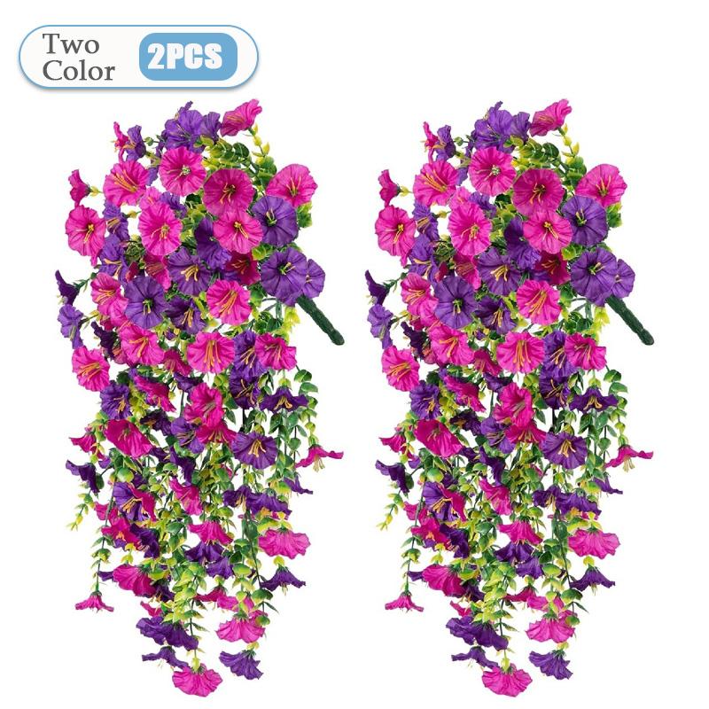 UV-Resistant Artificial Morning Glory Eucalyptus Hanging Decor Perfect for Home Garden Weddings Versatile Outdoor Holiday Decora
UV-Resistant Artificial Morning Glory Eucalyptus Hanging Decor Perfect for Home Garden Weddings Versatile Outdoor Holiday Decora