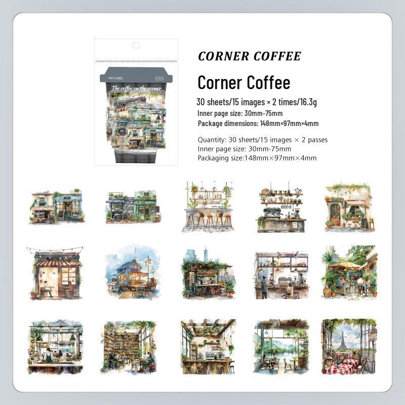 MomoPET White Ink Sticker Pack - Coffee Time Series #2: Retro Coffee Themed Journaling Materials
MomoPET White Ink Sticker Pack - Coffee Time Series #2: Retro Coffee Themed Journaling Materials