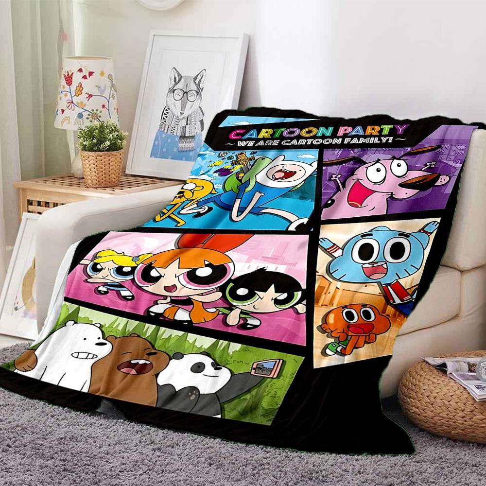 1pc Cartoon Party Cozy Print Blanket - Lightweight Warm Flannel Throw Blanket For Sofa, Bed, Living Room, Office21 130cmx150cm
1pc Cartoon Party Cozy Print Blanket - Lightweight Warm Flannel Throw Blanket For Sofa, Bed, Living Room, Office21 130cmx150cm
