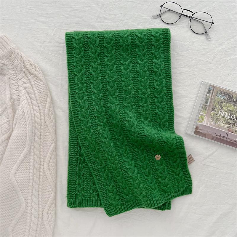 100% Wool Luxury Fashion Women Knitted Scarf Solid Color Korea Styles Scarves Winter Shawl Lady Wrap Neckerchief Echarpe Bufanda 23x160cm
100% Wool Luxury Fashion Women Knitted Scarf Solid Color Korea Styles Scarves Winter Shawl Lady Wrap Neckerchief Echarpe Bufanda 23x160cm