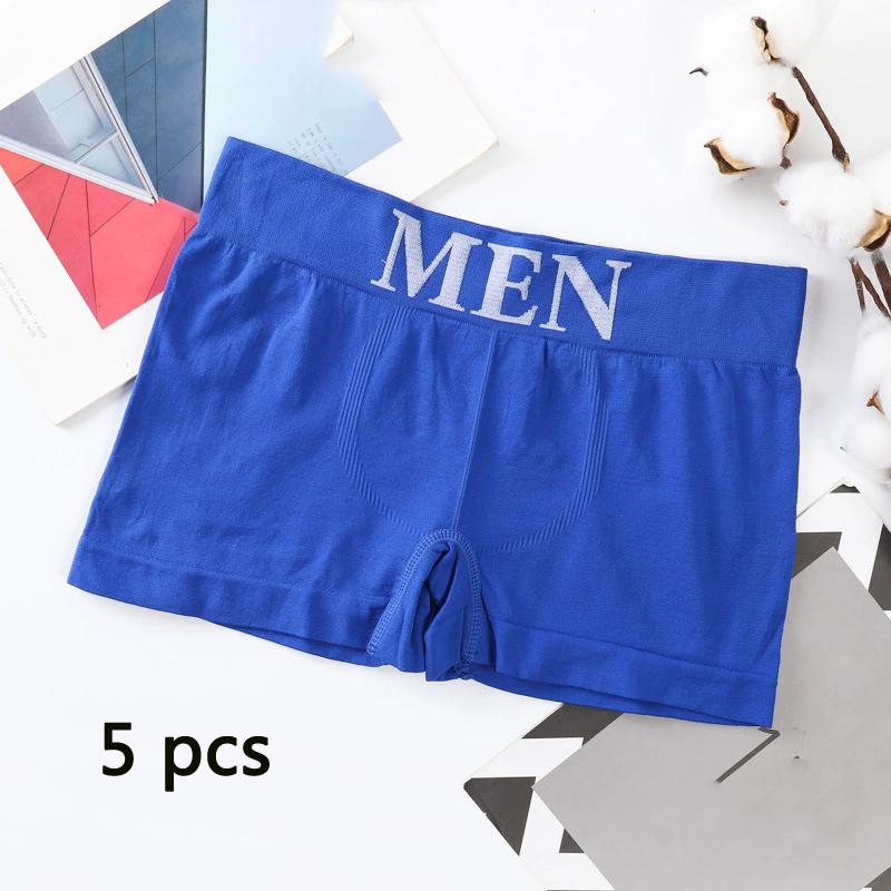 5 Pcs Men’s Boxer Briefs Breathable Soft Stretch Underwear High Elastic Comfortable Plain Color Shorts One Size синій
5 Pcs Men’s Boxer Briefs Breathable Soft Stretch Underwear High Elastic Comfortable Plain Color Shorts One Size синій