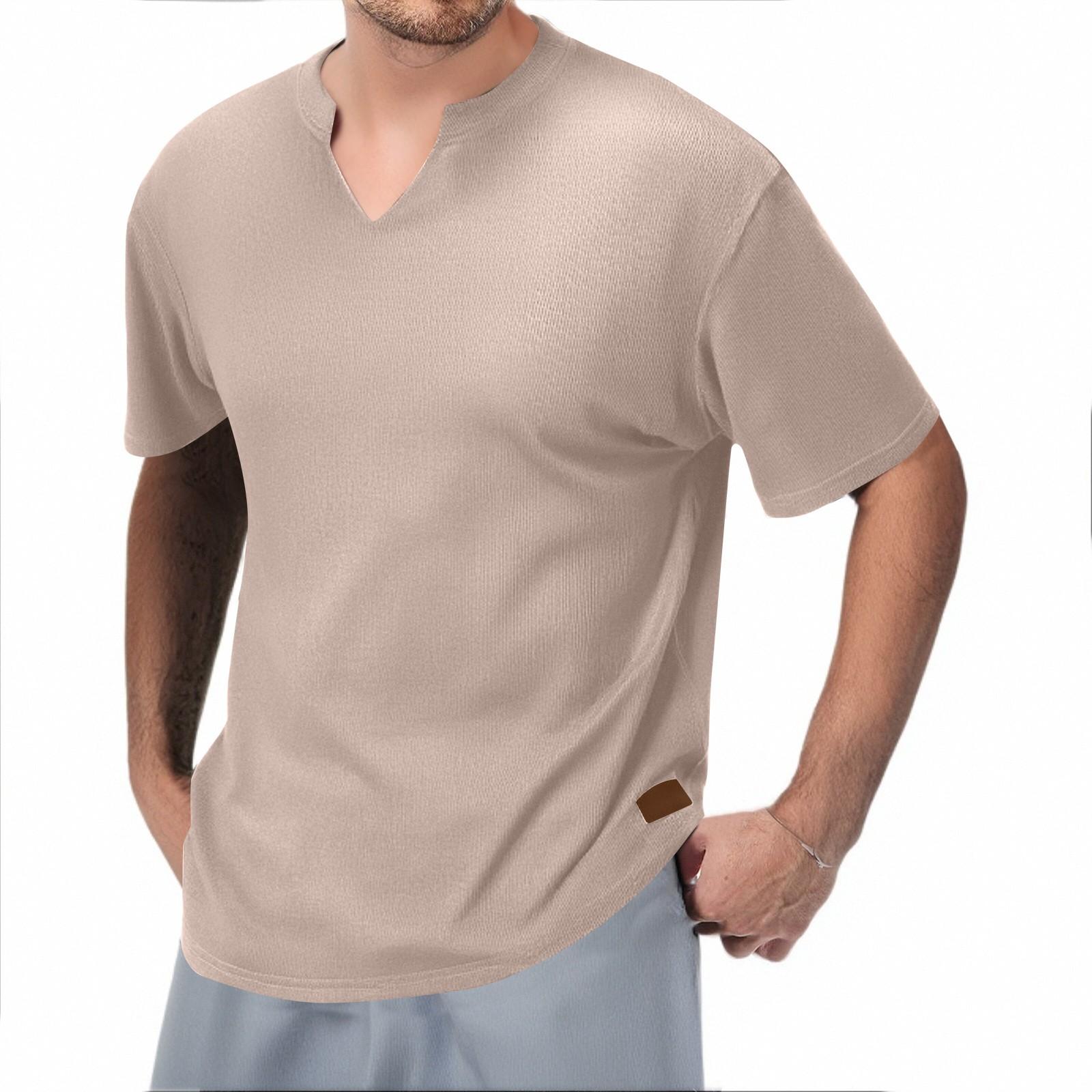 Мужская футболка в полоску с V-образным вырезом, однотонная повседневная модная футболка с короткими рукавами XXL
Мужская футболка в полоску с V-образным вырезом, однотонная повседневная модная футболка с короткими рукавами XXL