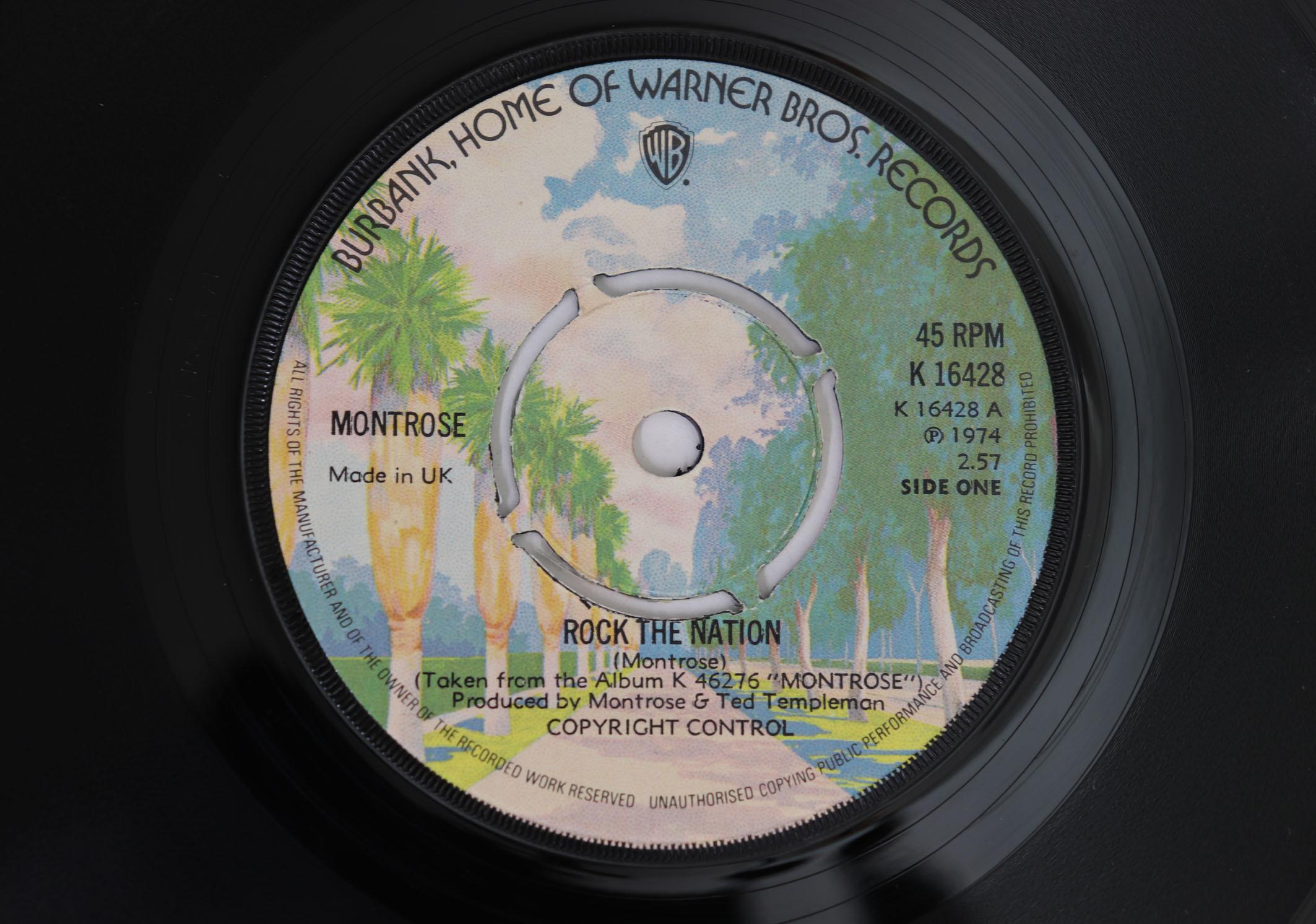 7inch Record MONTROSE Rock The Nation One Thing On My M K16428 WARNER BROS. 1974 UK Rock Used
7inch Record MONTROSE Rock The Nation One Thing On My M K16428 WARNER BROS. 1974 UK Rock Used