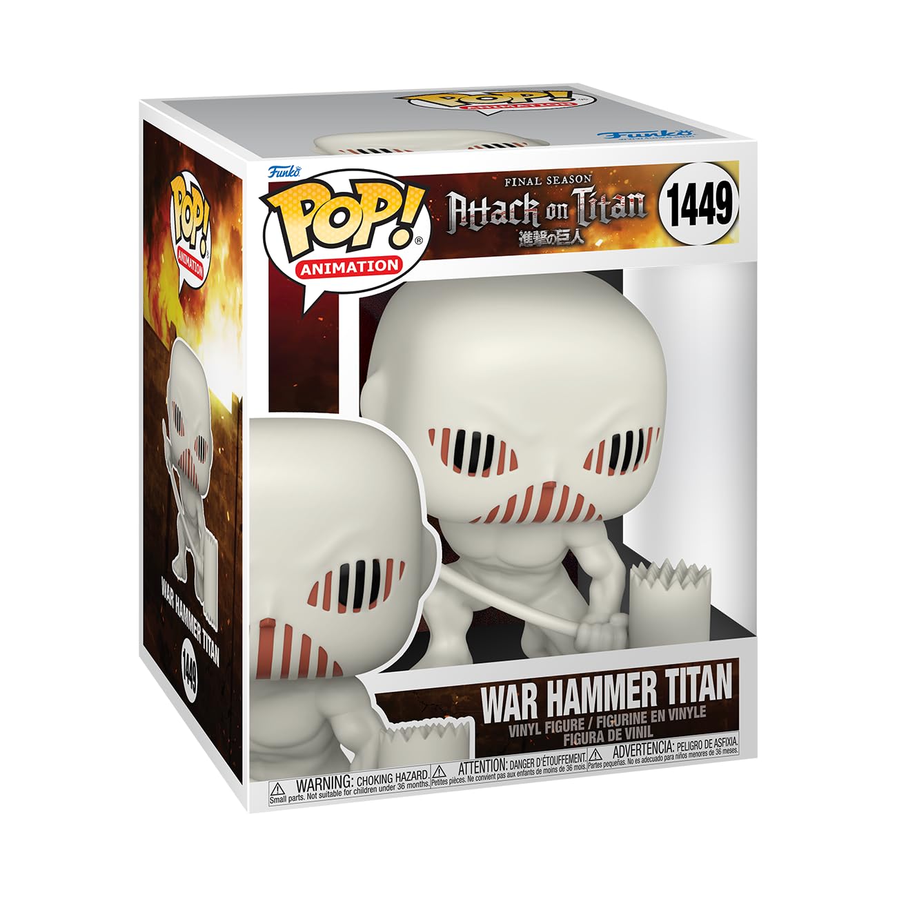 Funko POP! Супер: Атака титанов - Титан из War Hammer - коллекционная виниловая фигурка - идея для подарка - официальный товар - для детей и взрослых - аниме fa
Funko POP! Супер: Атака титанов - Титан из War Hammer - коллекционная виниловая фигурка - идея для подарка - официальный товар - для детей и взрослых - аниме fa