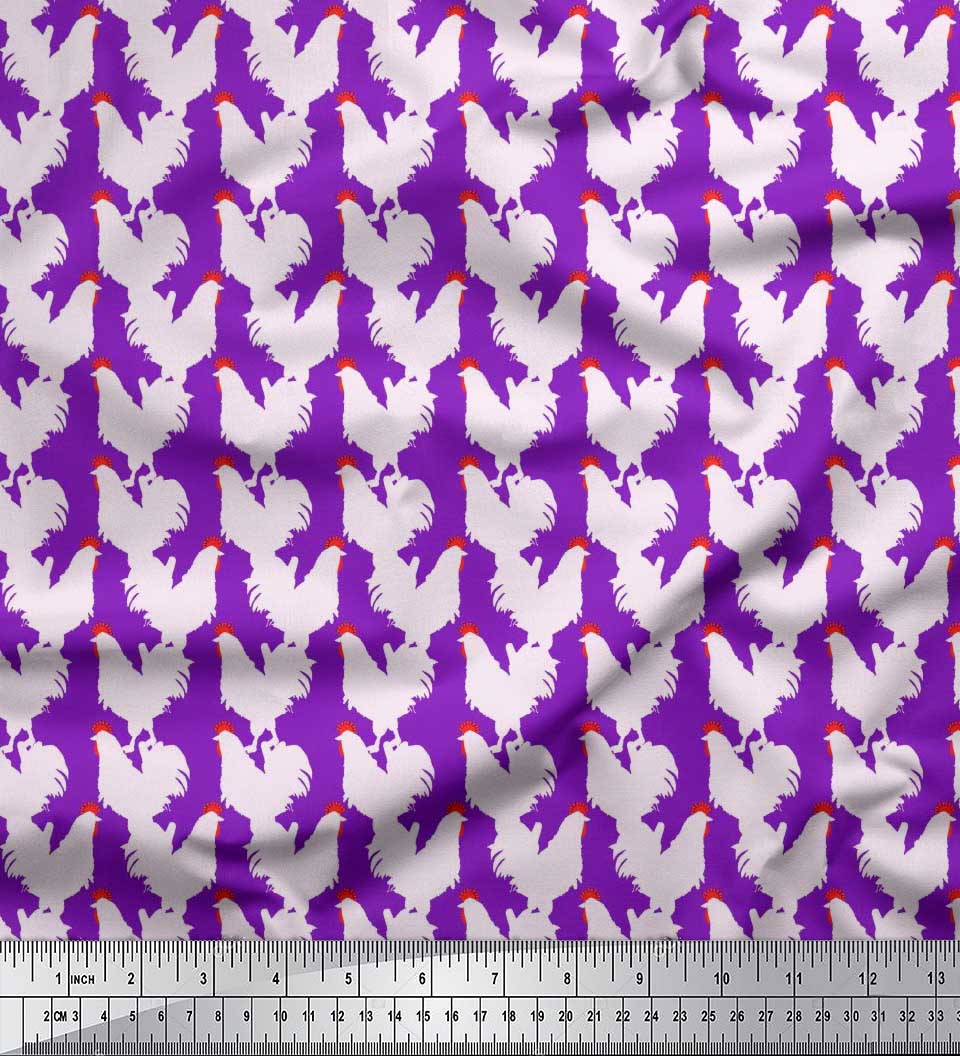 Чорна японська креп-атласна тканина Soimoi Тканина з принтом курка і птах 1 метр 42 дюйма 42 Inch Wide - Poly Crepe Фіолетовий
Чорна японська креп-атласна тканина Soimoi Тканина з принтом курка і птах 1 метр 42 дюйма 42 Inch Wide - Poly Crepe Фіолетовий