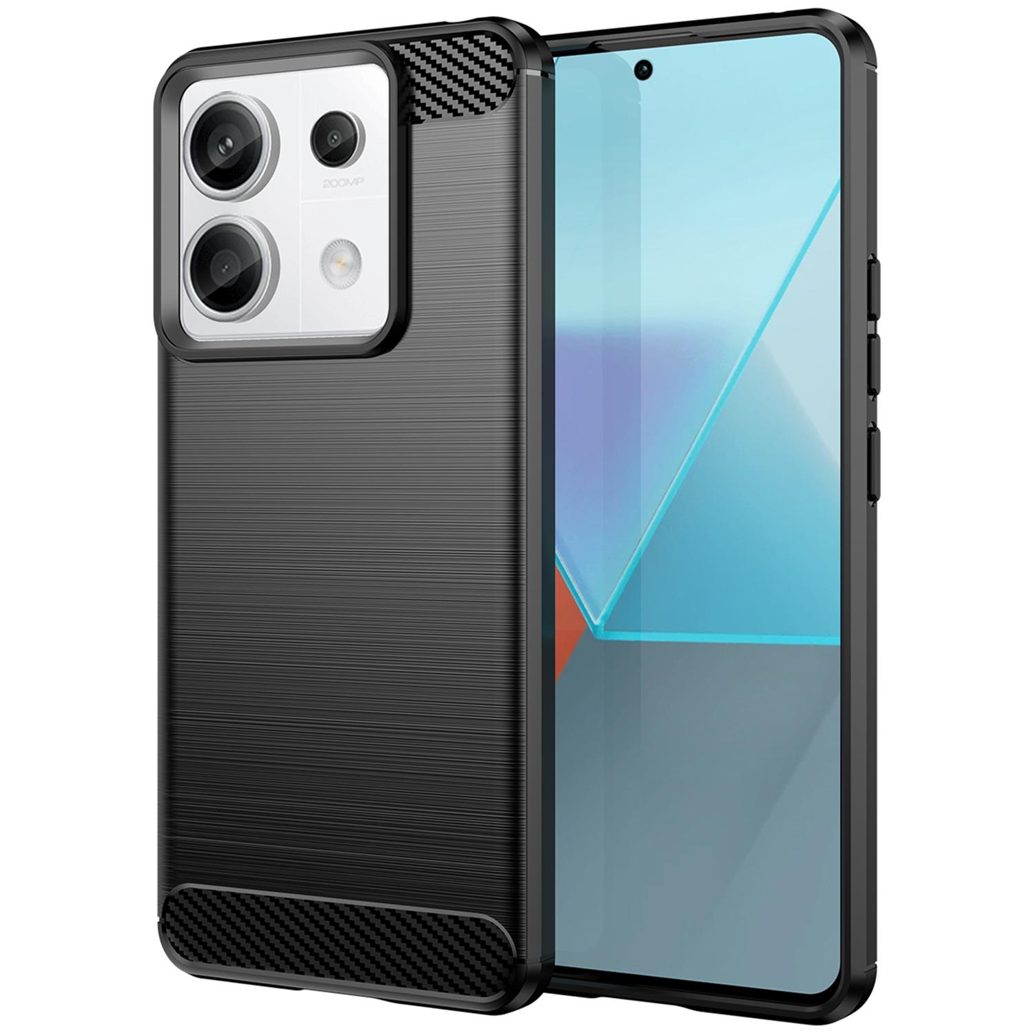 For Xiaomi Redmi Note 13 Pro 5G/Poco X6 5G TPU Cover Carbon Fiber Texture Cell Phone Case Black
For Xiaomi Redmi Note 13 Pro 5G/Poco X6 5G TPU Cover Carbon Fiber Texture Cell Phone Case Black