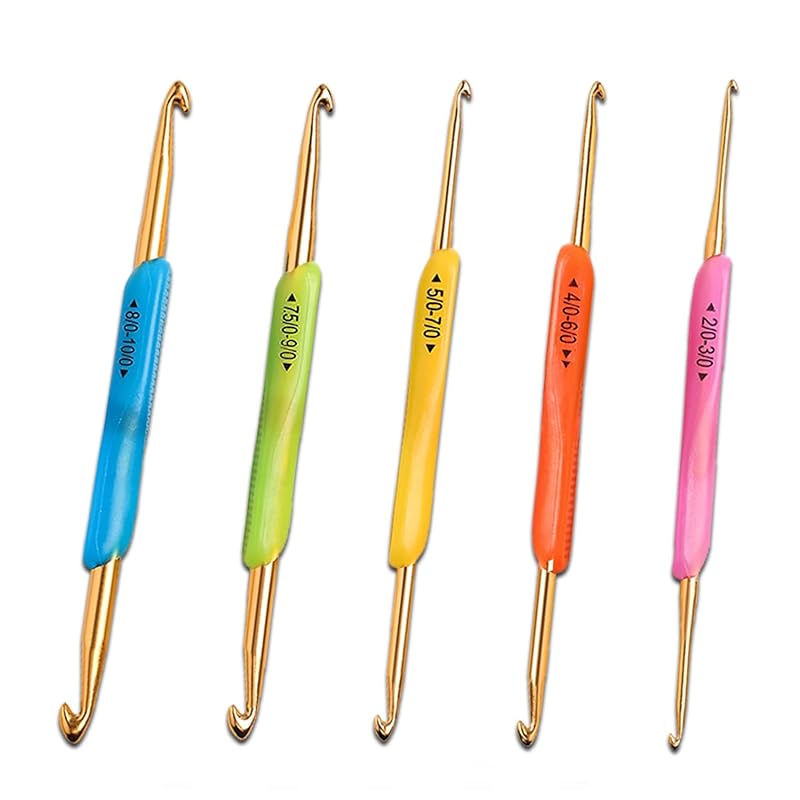 LIKENNY crochet set crochet hook kit double hook soft rubber sweater hat Accessories beginner knitting handicrafts DIY tool 5 piece set
LIKENNY crochet set crochet hook kit double hook soft rubber sweater hat Accessories beginner knitting handicrafts DIY tool 5 piece set