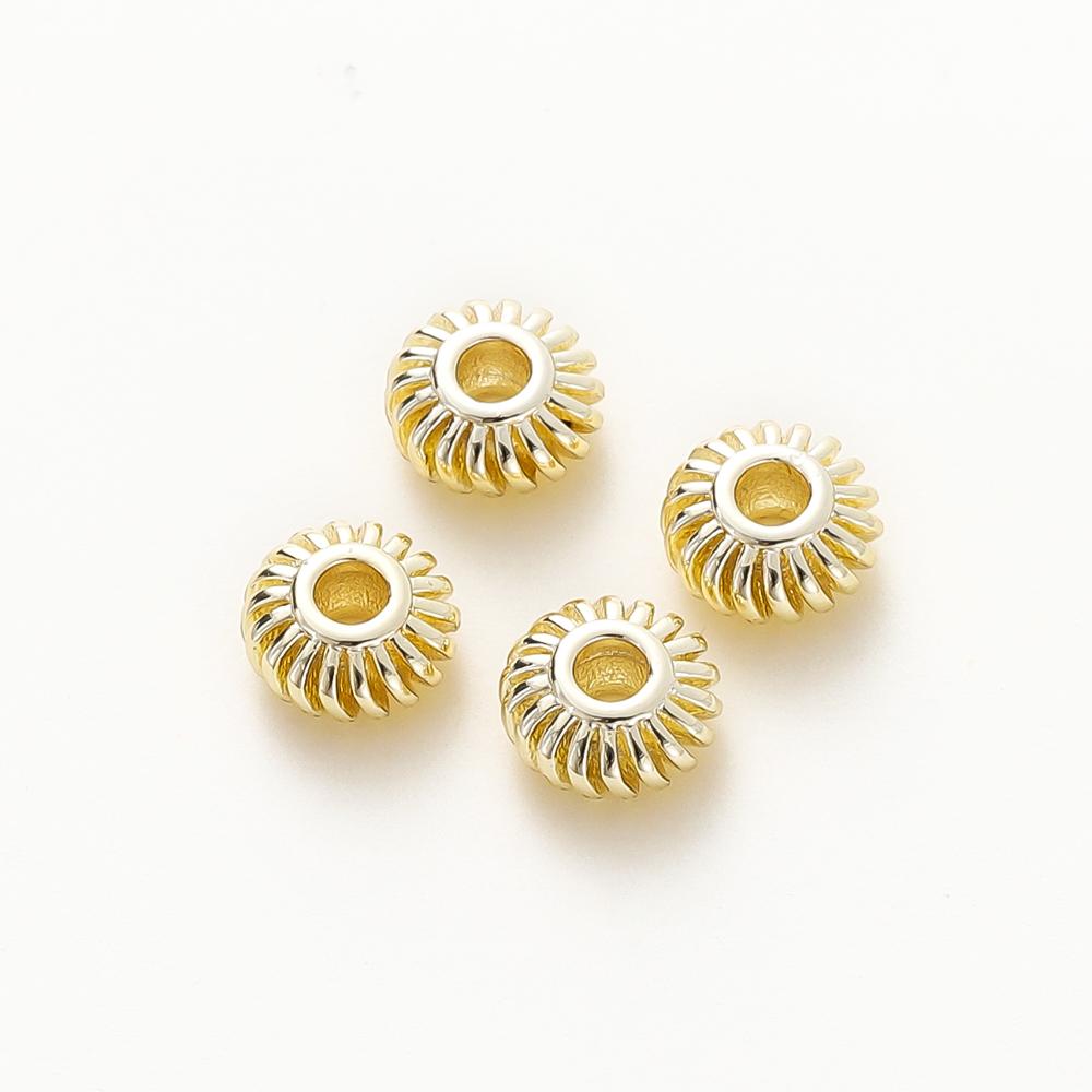 6pcs/lot 14K 18K Gold Color Plated Round Hollow Flat Beads Brass Spacer Beads For DIY Jewellery Making Accessories 6pcs
6pcs/lot 14K 18K Gold Color Plated Round Hollow Flat Beads Brass Spacer Beads For DIY Jewellery Making Accessories 6pcs