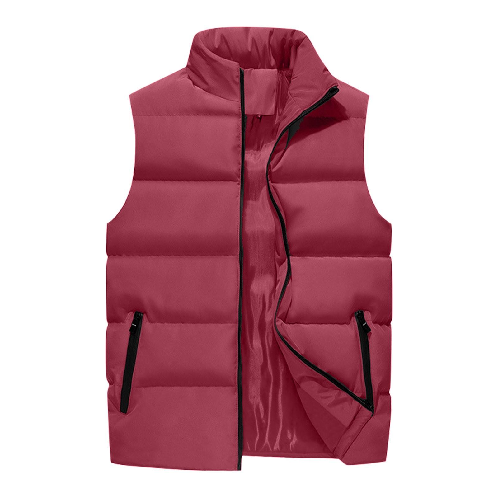 Повседневный мужской жилет, мужской свободный и зимний теплый пуховый жилет из хлопка M красный
Повседневный мужской жилет, мужской свободный и зимний теплый пуховый жилет из хлопка M красный