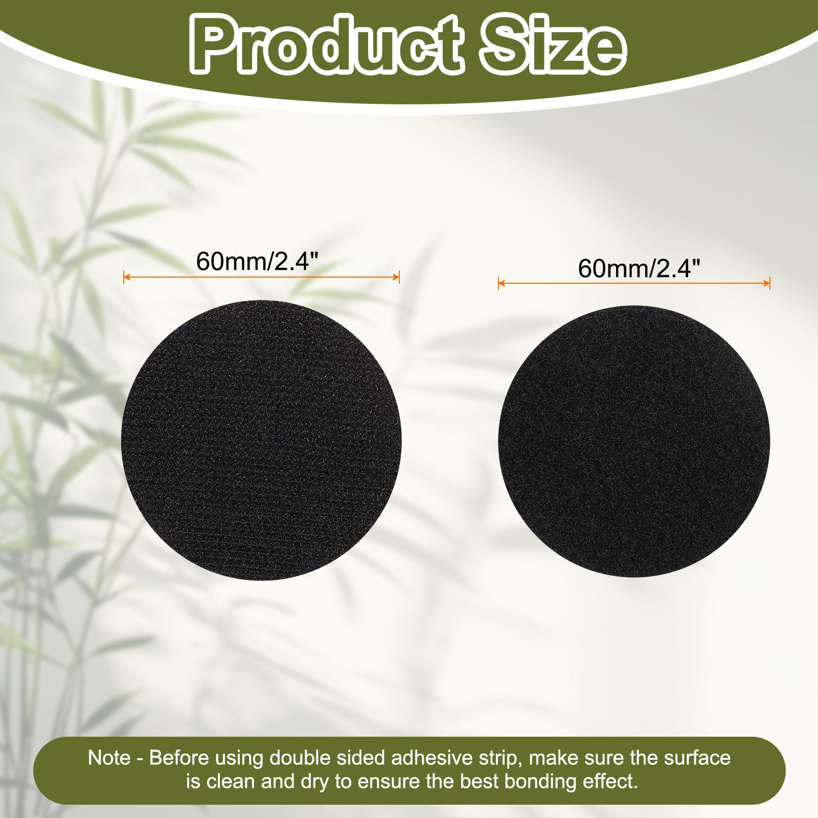 Round Self Adhesive Hook and Loop Dots Waterproof Sticky Glue Coins Tape Loop Fastener For Home Classroom Office 50/60mm Round
Round Self Adhesive Hook and Loop Dots Waterproof Sticky Glue Coins Tape Loop Fastener For Home Classroom Office 50/60mm Round