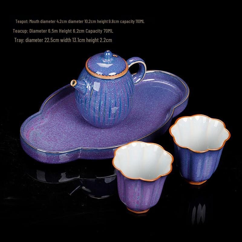 Jun Porcelain Palace Style Kung Fu Tea Set
Jun Porcelain Palace Style Kung Fu Tea Set