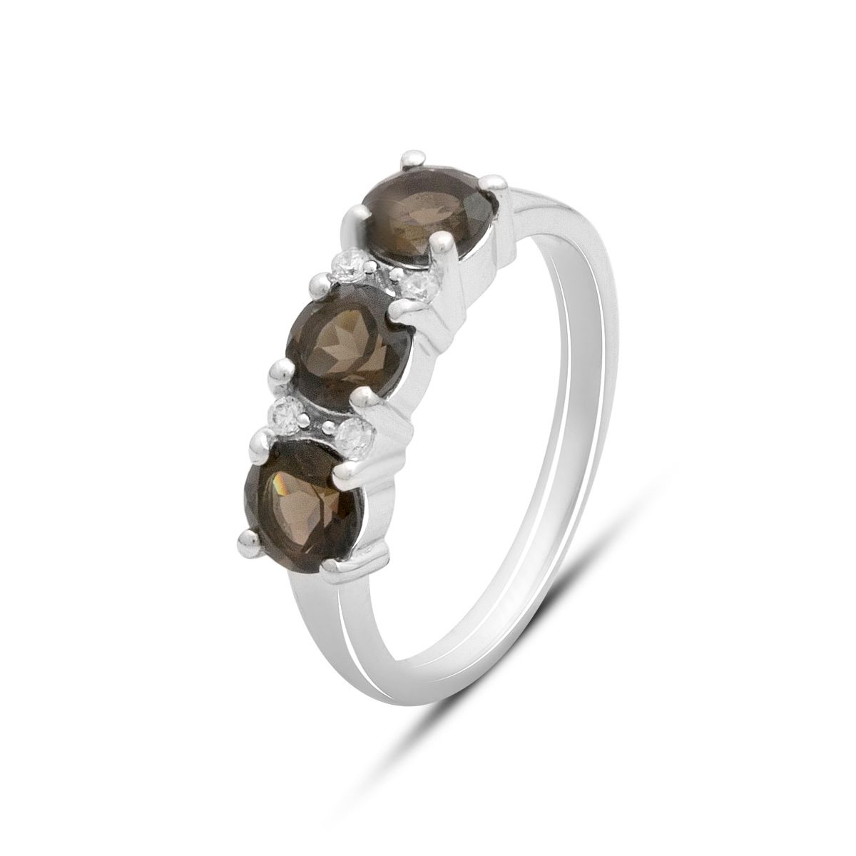 Silver ring with natural rauchtopaz (smoky quartz) 1.47ct, cubic zirconia, product weight 3.11g (2177883) 18 смокі топазу кольору
Silver ring with natural rauchtopaz (smoky quartz) 1.47ct, cubic zirconia, product weight 3.11g (2177883) 18 смокі топазу кольору