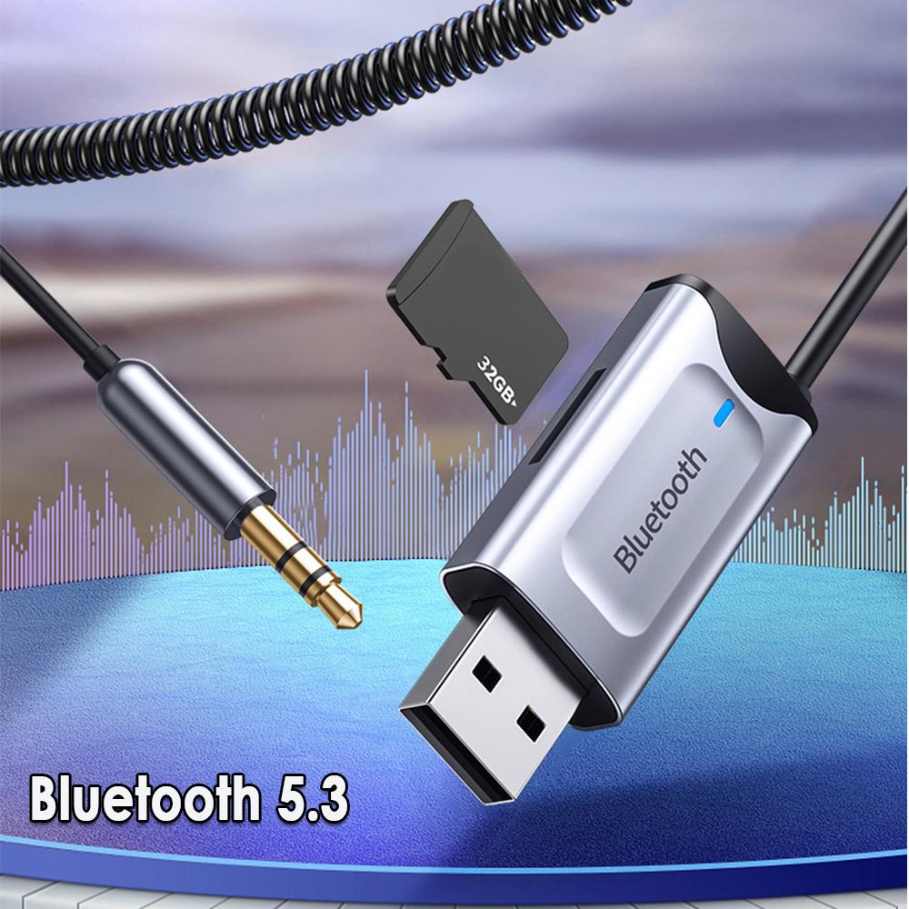 Бездротовий адаптер-приймач Bluetooth 5.3 Handsfree з кабелем 3.5 мм, роз ємом для карт TF, Aux аудіо та музичним передавачем для автомобільної колонки, MP3-плеєра, радіо
Бездротовий адаптер-приймач Bluetooth 5.3 Handsfree з кабелем 3.5 мм, роз ємом для карт TF, Aux аудіо та музичним передавачем для автомобільної колонки, MP3-плеєра, радіо