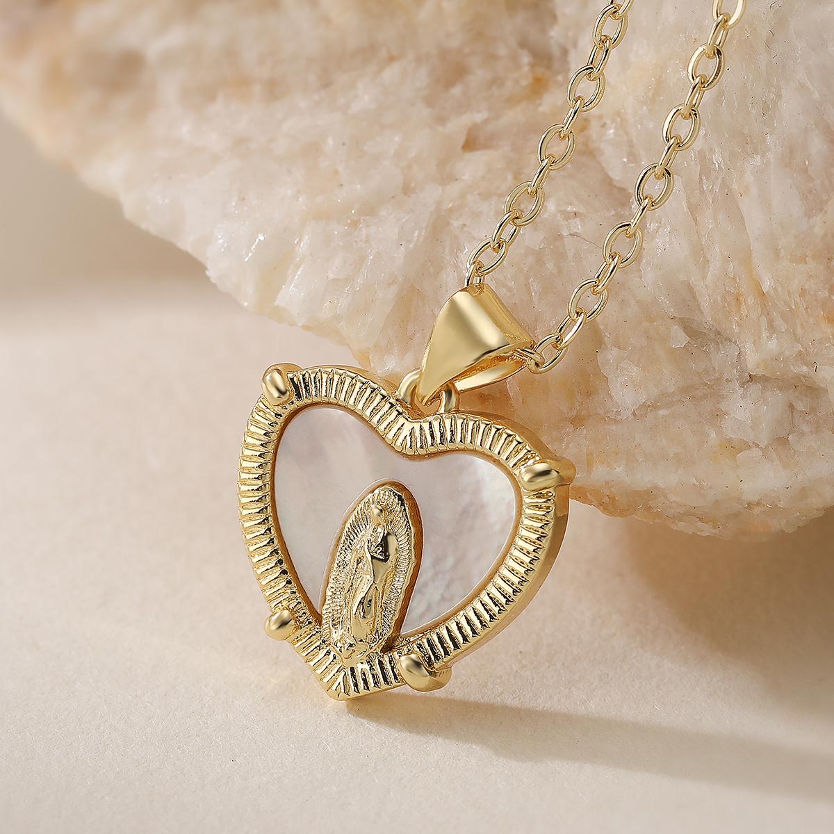 New Arrival Classic Design Virgin Mary Pendant Gold Color Stainless Steel Chain Necklace AAA CZ Zircon Expoxy Jewelry 45cm
New Arrival Classic Design Virgin Mary Pendant Gold Color Stainless Steel Chain Necklace AAA CZ Zircon Expoxy Jewelry 45cm