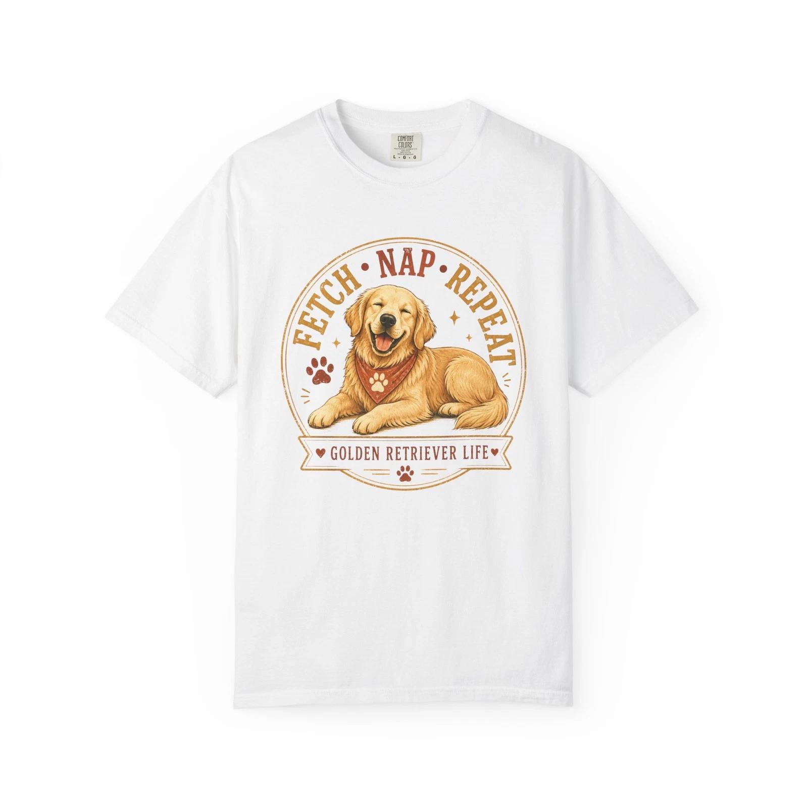 Fetch Nap Repeat T-Shirt, Funny Golden Retriever Dog Lover Tee S-4XL M
Fetch Nap Repeat T-Shirt, Funny Golden Retriever Dog Lover Tee S-4XL M