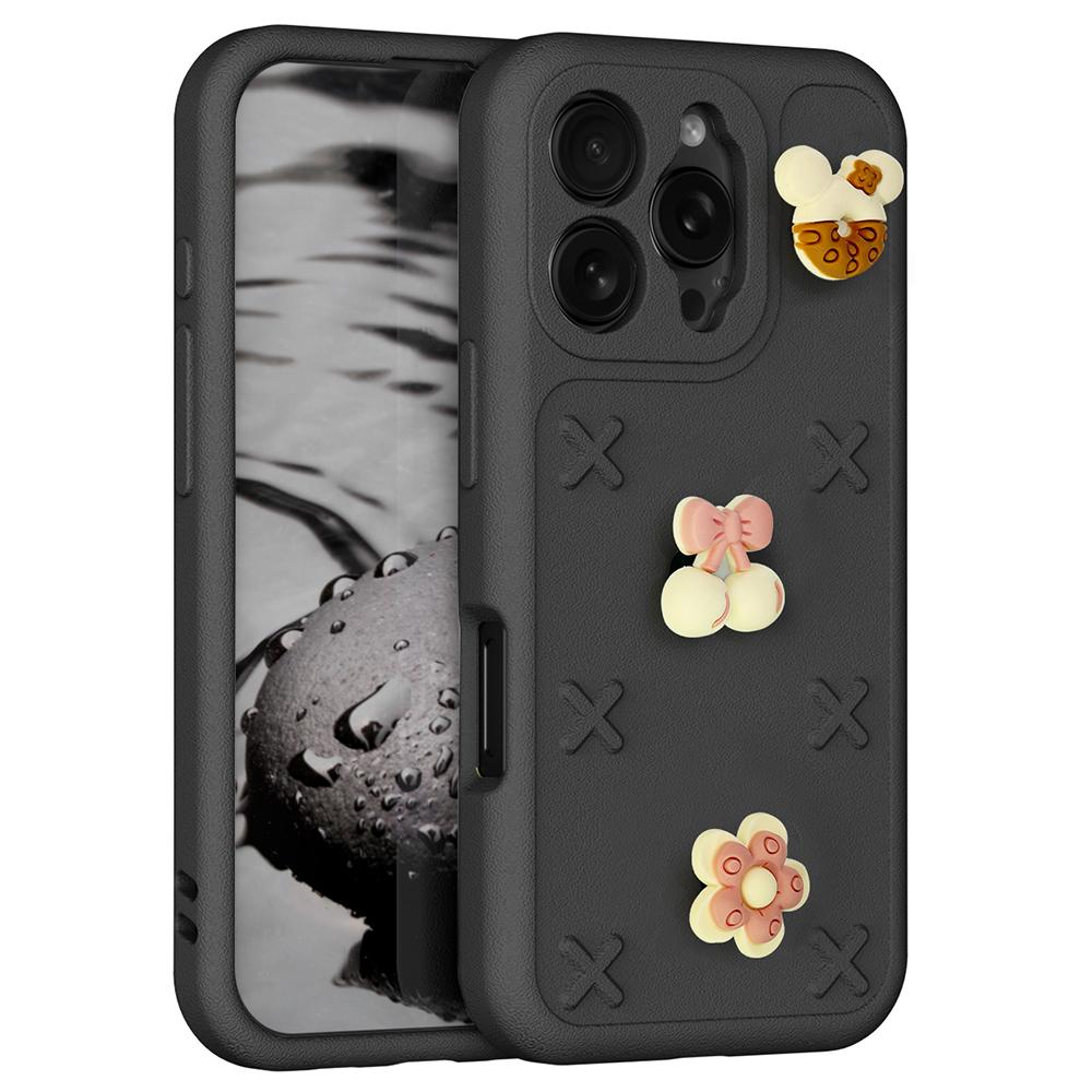 Чехол для iPhone 16 Pro Max Серия «Бабочки и цветы» 3D-узор EVA Противоударный чехол для телефона Black
Чехол для iPhone 16 Pro Max Серия «Бабочки и цветы» 3D-узор EVA Противоударный чехол для телефона Black