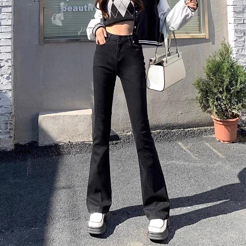 Black and Gray Flared Jeans for Women, 2026 Spring New Style, Hip-Lifting, Versatile, High-Waisted, Slimming, Stretchy, Petite Flared Pants Black Cropped Pants XS
Black and Gray Flared Jeans for Women, 2026 Spring New Style, Hip-Lifting, Versatile, High-Waisted, Slimming, Stretchy, Petite Flared Pants Black Cropped Pants XS