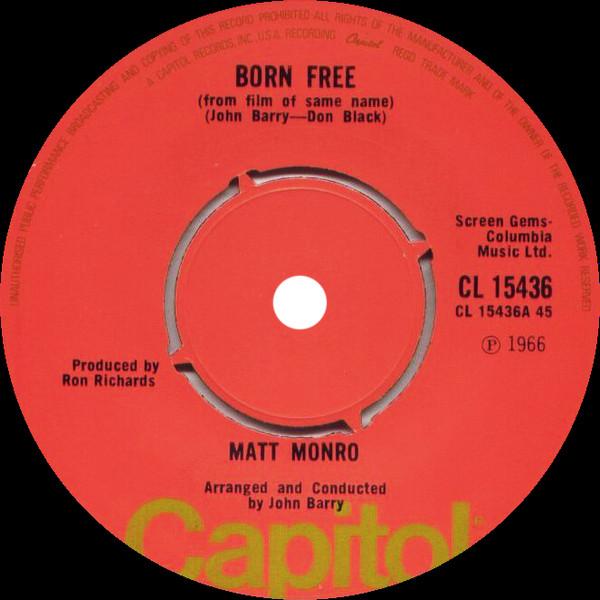 7-дюймовая пластинка МАТТ МОНРО Born Free CL15436 Capitol Records 1974 Великобритания Поп Б/у
7-дюймовая пластинка МАТТ МОНРО Born Free CL15436 Capitol Records 1974 Великобритания Поп Б/у