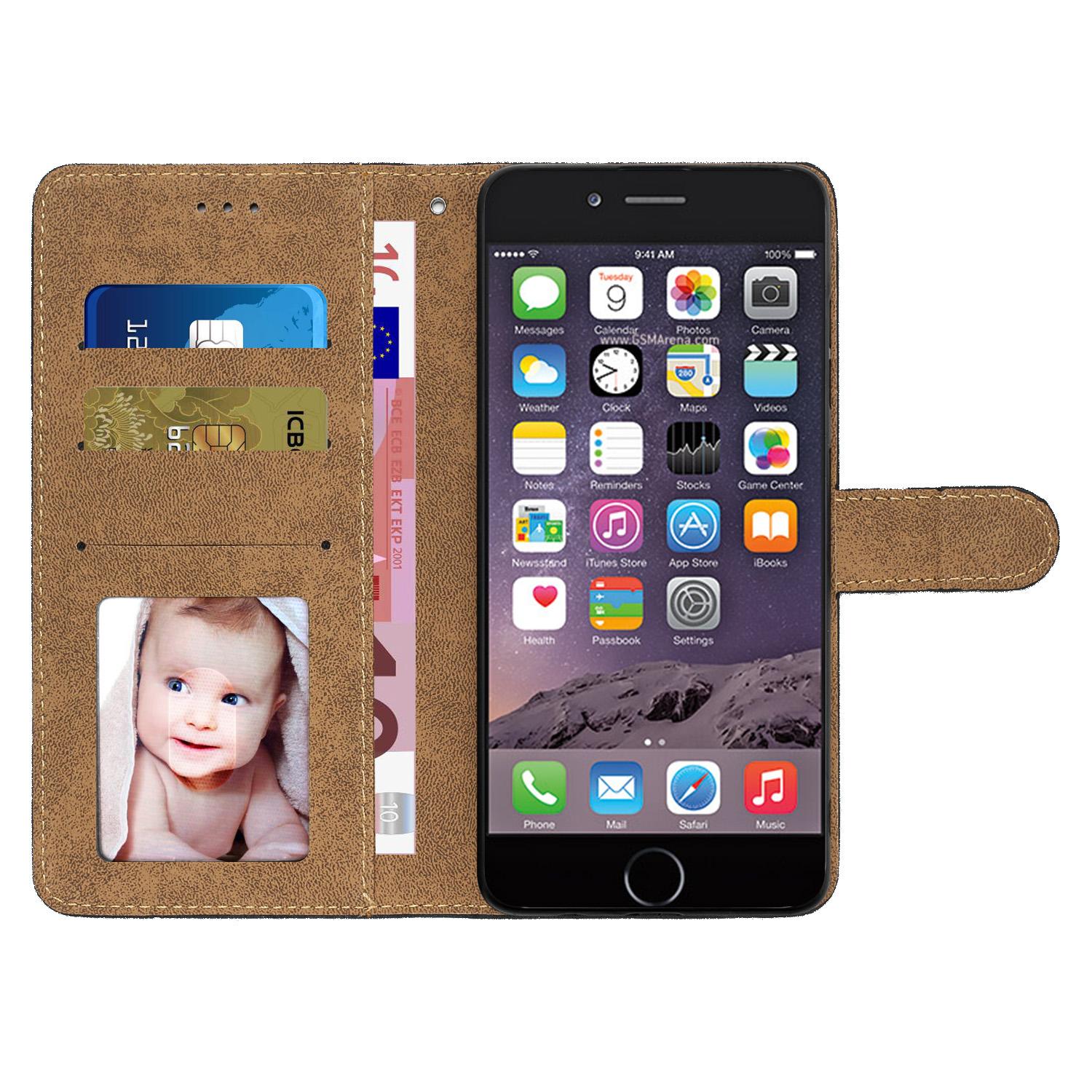 Phone Case for iPhone 6/6s/7/8 4.7-inch/iPhone SE (2022)/SE (2020) Lines Imprinted Anti-Drop Stand Case Crazy Horse Texture Cover with Strap Black
Phone Case for iPhone 6/6s/7/8 4.7-inch/iPhone SE (2022)/SE (2020) Lines Imprinted Anti-Drop Stand Case Crazy Horse Texture Cover with Strap Black