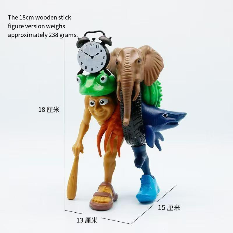 Frog Figurine Tungtungsahur Strange Animals Figure Desktop Decoration Articulated Elephant Model Decoration Funny Doll Toys Gift
Frog Figurine Tungtungsahur Strange Animals Figure Desktop Decoration Articulated Elephant Model Decoration Funny Doll Toys Gift