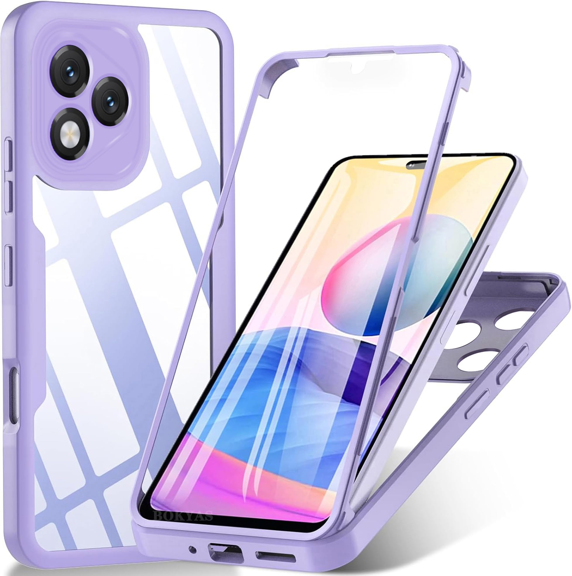 360 Degree Case For Honor 400 Pro 400 Lite X6C Bult-in Screen Protector Full body Cover Honor X6c
360 Degree Case For Honor 400 Pro 400 Lite X6C Bult-in Screen Protector Full body Cover Honor X6c