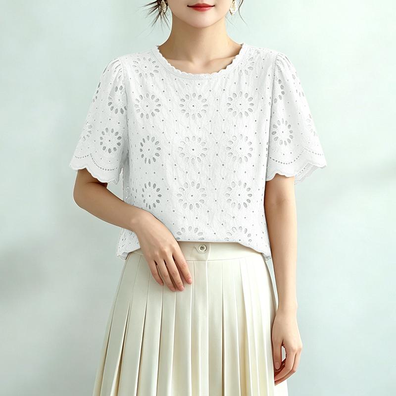 ZANZEA Women Embroidery Lace Crochet Patchwork Loose Casual Short Sleeve Blouse M белый
ZANZEA Women Embroidery Lace Crochet Patchwork Loose Casual Short Sleeve Blouse M белый