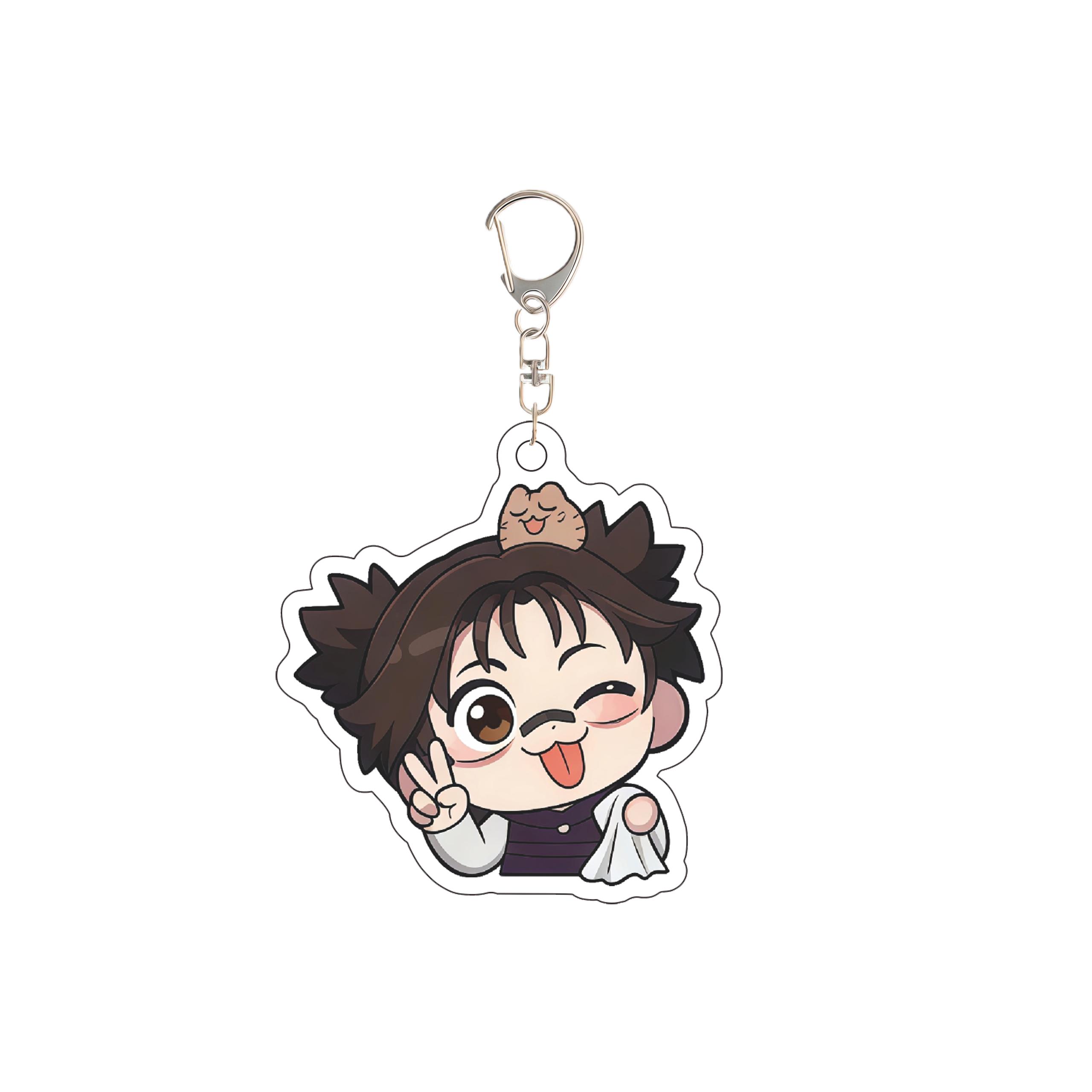 Acrylic Keychain for Jujutsu Kaisen Fushiguro Megumi Itadori Cute Cartoon Figure Hanging Accessories Backpack Charm Holiday Gift
Acrylic Keychain for Jujutsu Kaisen Fushiguro Megumi Itadori Cute Cartoon Figure Hanging Accessories Backpack Charm Holiday Gift