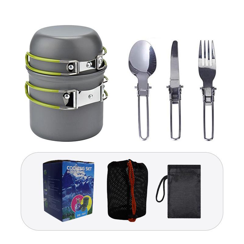 Outdoor Camping Pot Set Outdoor Pot Set Backpacker Camping Cooker Set Knife, Fork And Spoon Portable Pot Set Outdoor Cooker
Outdoor Camping Pot Set Outdoor Pot Set Backpacker Camping Cooker Set Knife, Fork And Spoon Portable Pot Set Outdoor Cooker