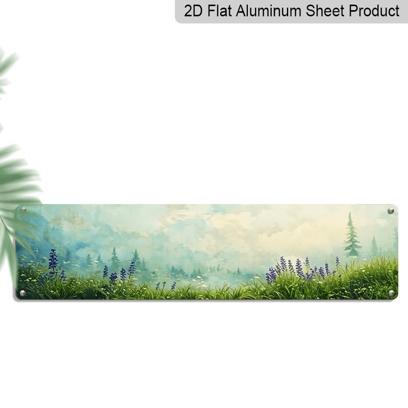 2D Flat, 1pc, Rustic, A Field of Purple Flowers and Green Grass, Aluminium Decorative Sign, Landscape, Wall Art for Living Room, Bedroom, Office 40cm x 10cm
2D Flat, 1pc, Rustic, A Field of Purple Flowers and Green Grass, Aluminium Decorative Sign, Landscape, Wall Art for Living Room, Bedroom, Office 40cm x 10cm