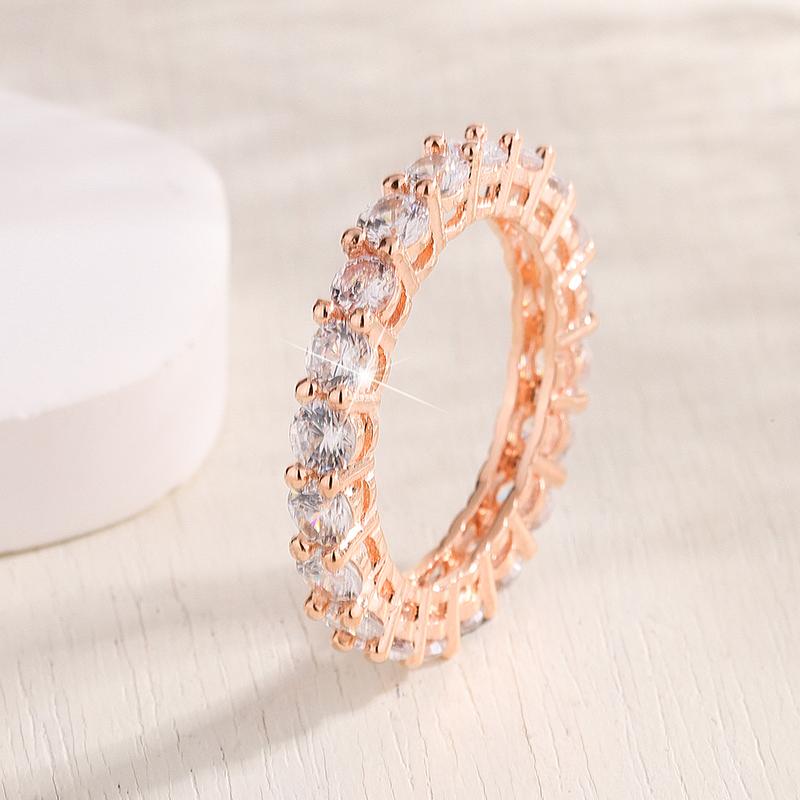 925 Stamp Fashion White Zirconia Row Diamond Ring Women Slim Rose Gold Ring Party Wedding Birthday Jewelry Gift 6
925 Stamp Fashion White Zirconia Row Diamond Ring Women Slim Rose Gold Ring Party Wedding Birthday Jewelry Gift 6