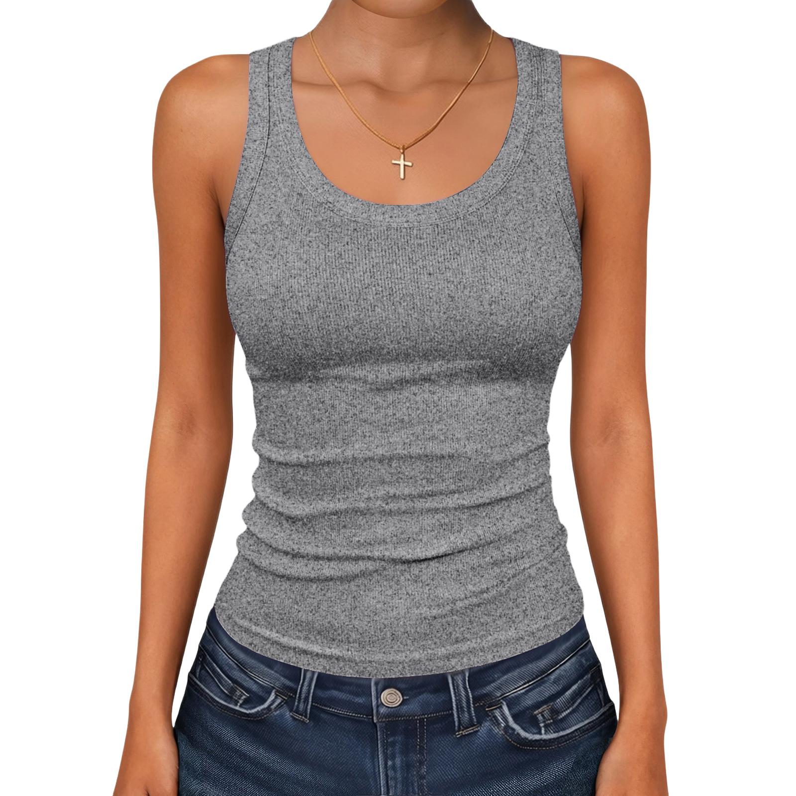 Women s Fashion Slim-Fit Sleeveless Sports Top XL
Women s Fashion Slim-Fit Sleeveless Sports Top XL