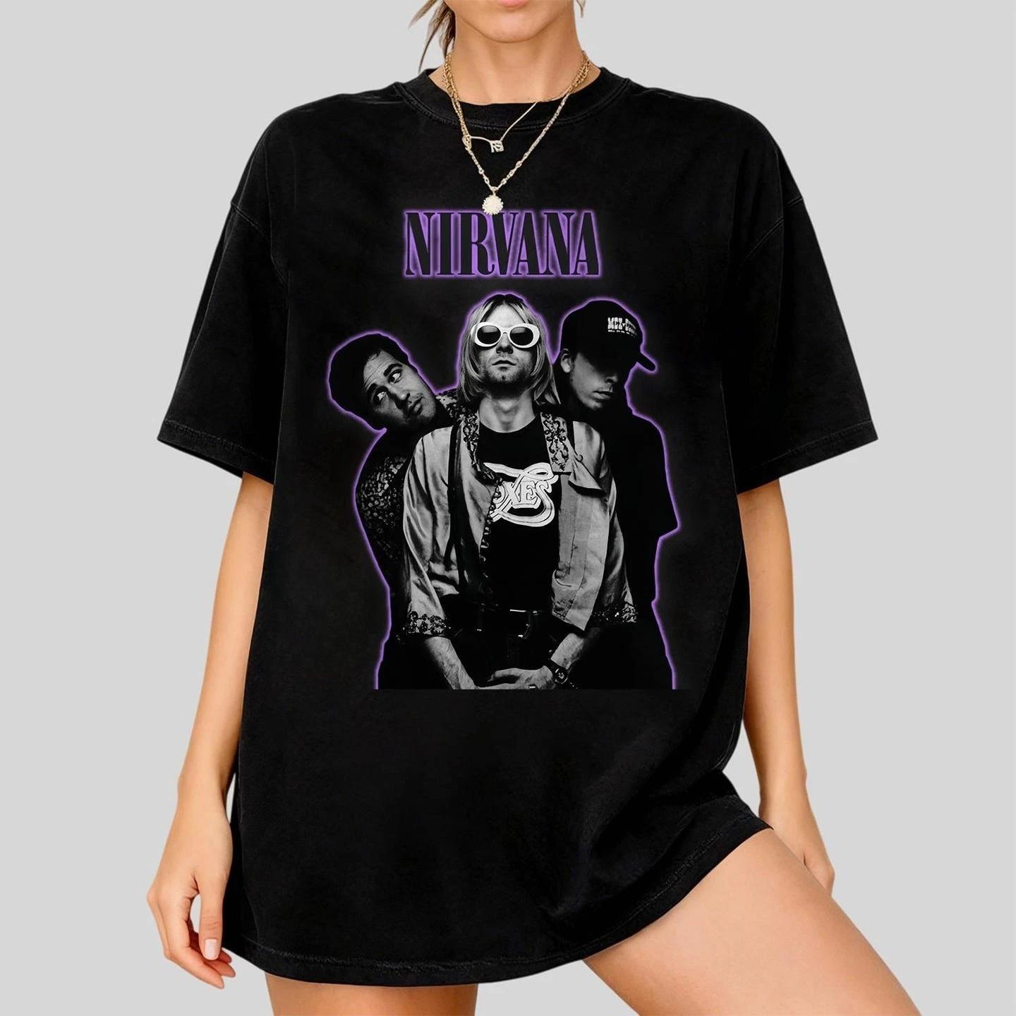 Nirvana T-Shirt, Comfort Colors Cotton Shirts L
Nirvana T-Shirt, Comfort Colors Cotton Shirts L