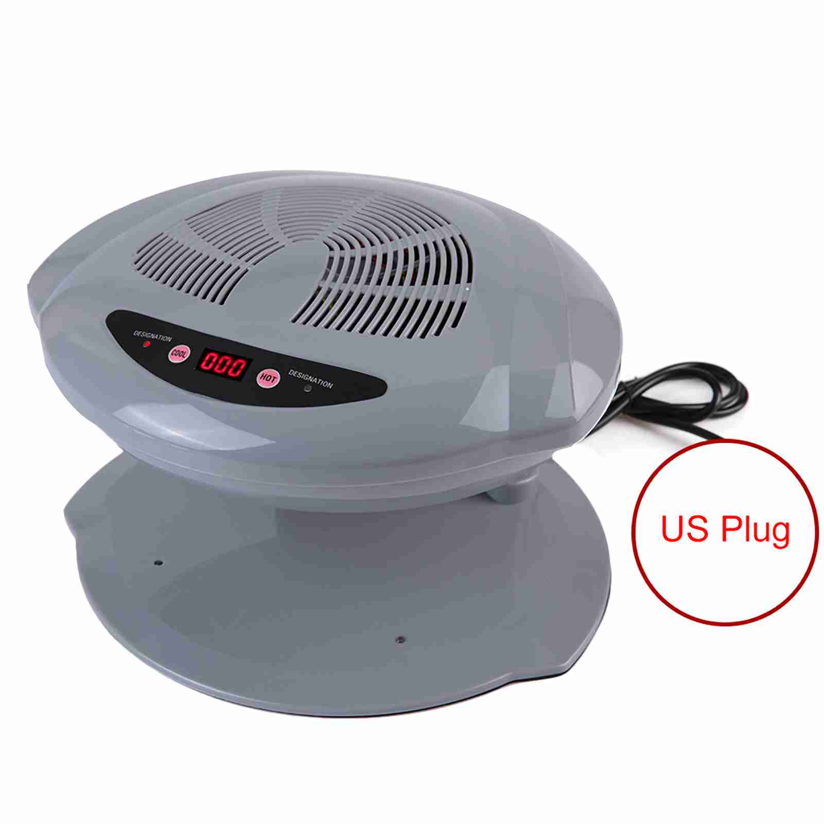 Hot & Cold Air Nail Dryer WarmCool Nail Polish Drying Fan Manicure Tool Grey US PLUG серый
Hot & Cold Air Nail Dryer WarmCool Nail Polish Drying Fan Manicure Tool Grey US PLUG серый