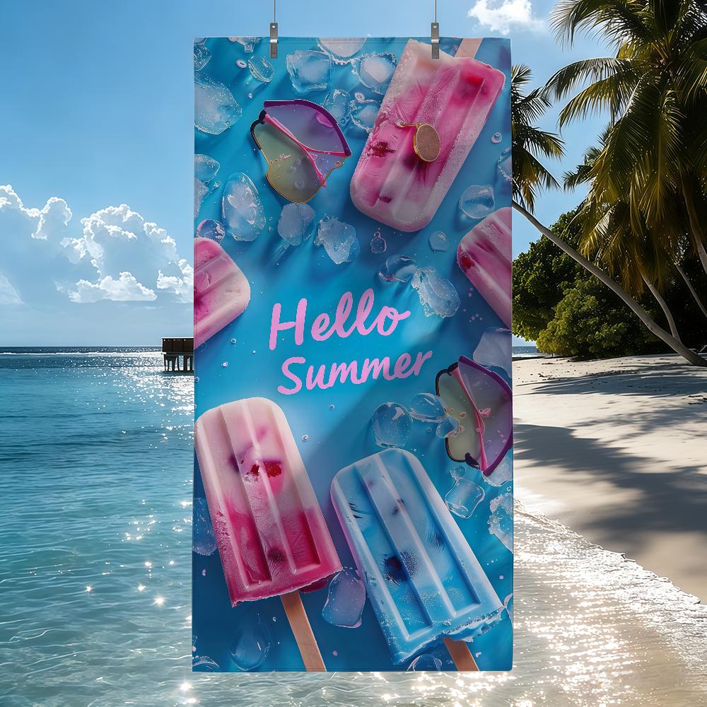 Ice cream printed Towel Quick Drying Beach Towels Are Suitable For Swimming Pools Camping Yoga And The Gym W40*H60(CM)
Ice cream printed Towel Quick Drying Beach Towels Are Suitable For Swimming Pools Camping Yoga And The Gym W40*H60(CM)