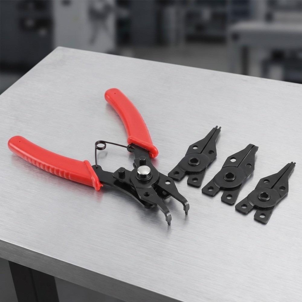 Dual Angle Circlip Pliers Internal & External Retaining Ring Tool Repair Tool Parts Disassembly червоний
Dual Angle Circlip Pliers Internal & External Retaining Ring Tool Repair Tool Parts Disassembly червоний