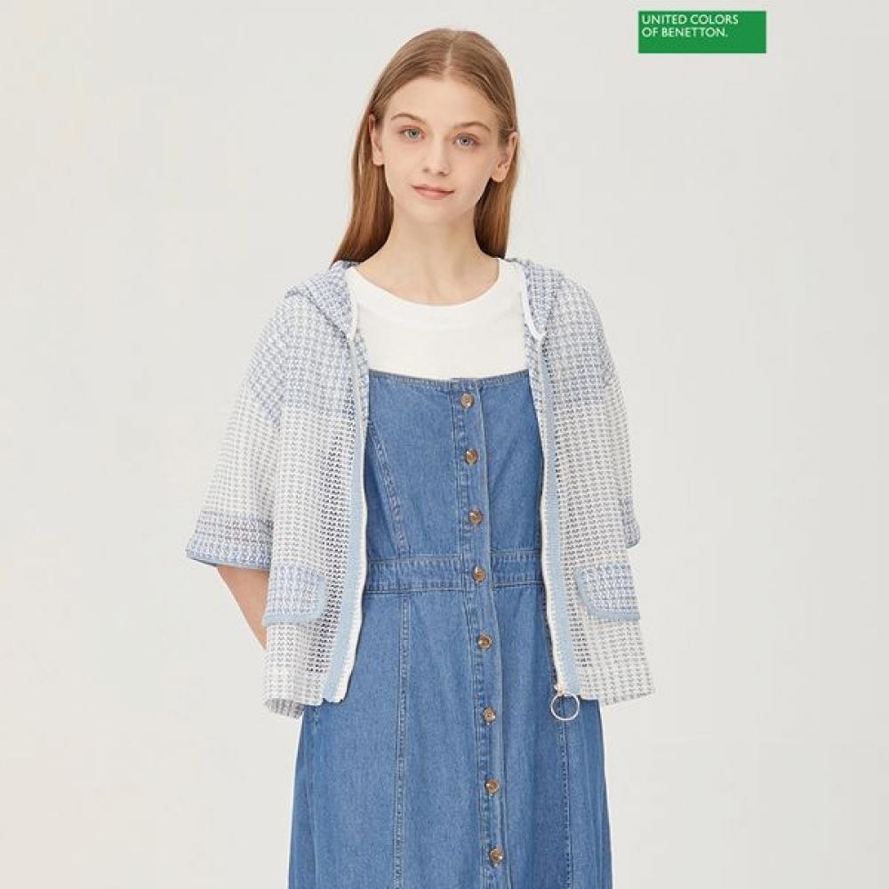 Трикотажная толстовка Benetton с капюшоном на молнии и вышивкой на спине Bakc64431 SB_Sky Blue/OS
Трикотажная толстовка Benetton с капюшоном на молнии и вышивкой на спине Bakc64431 SB_Sky Blue/OS